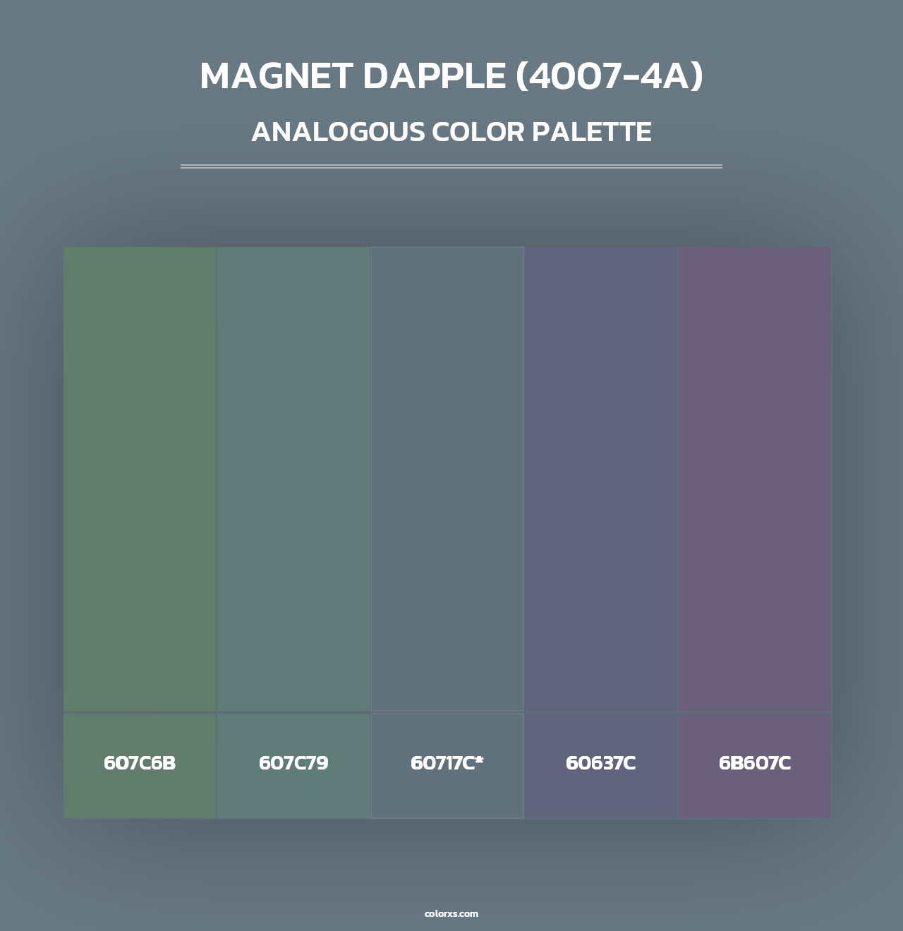 Magnet Dapple (4007-4A) - Analogous Color Palette