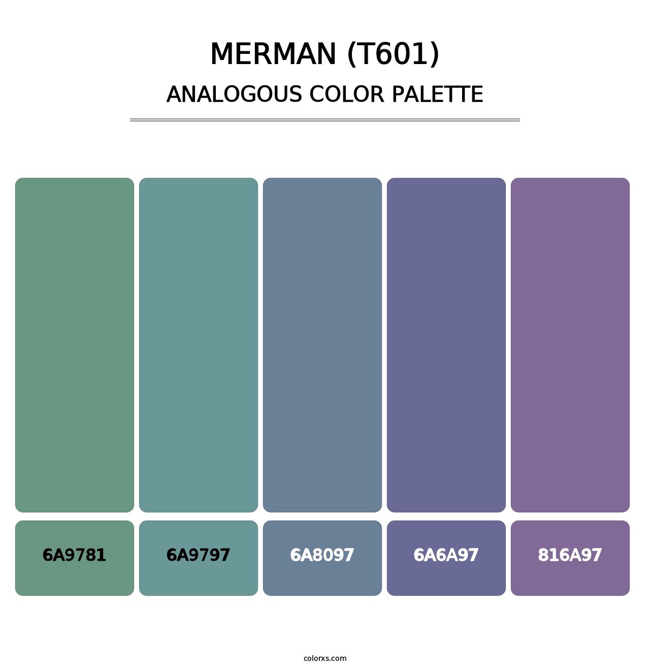 Merman (T601) - Analogous Color Palette