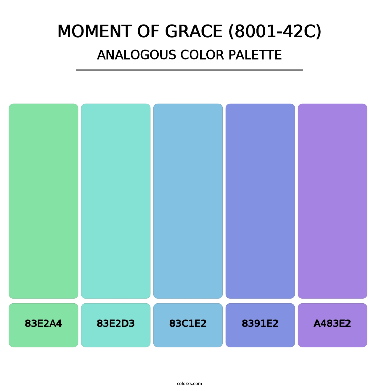 Moment of Grace (8001-42C) - Analogous Color Palette