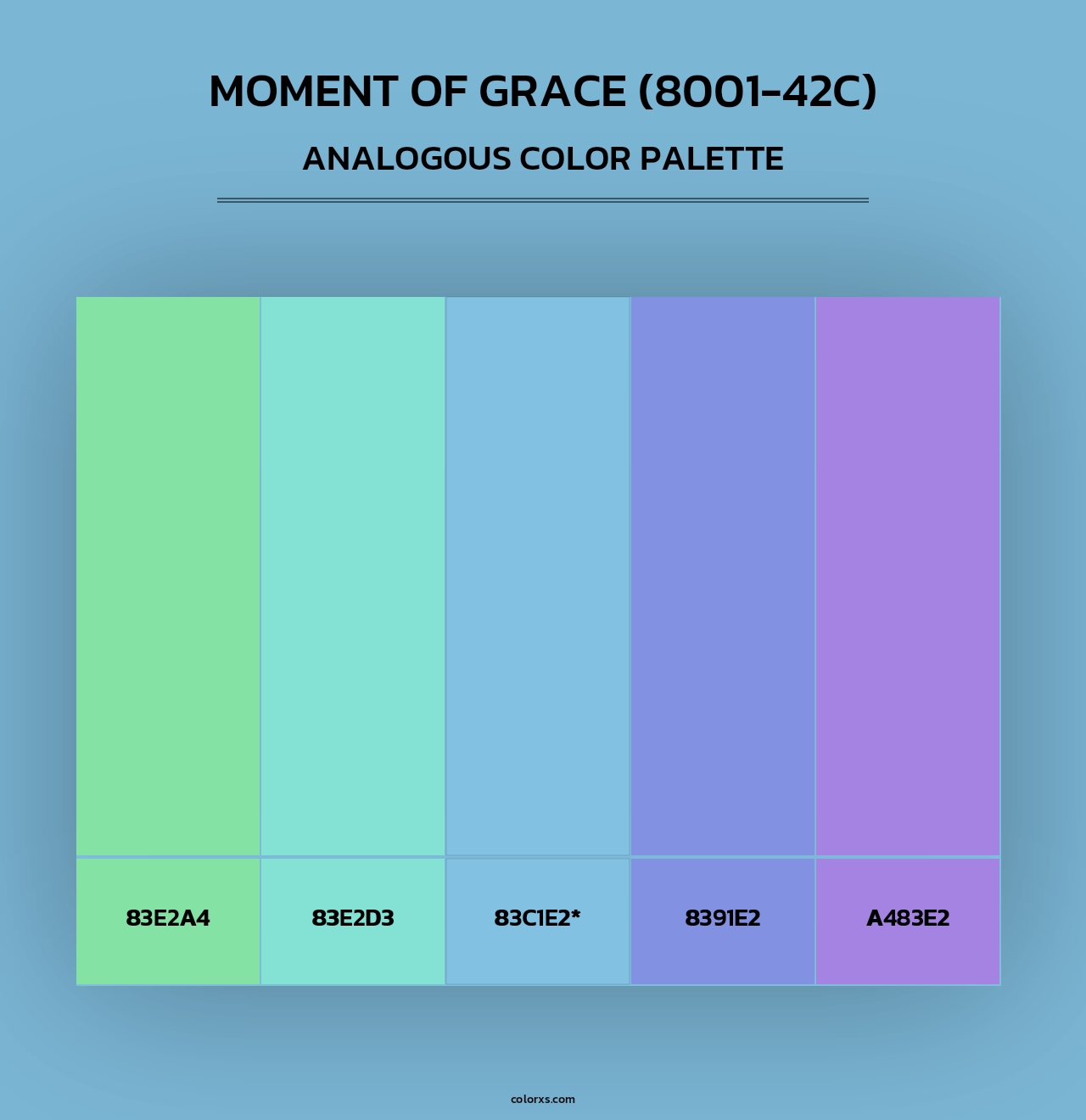 Moment of Grace (8001-42C) - Analogous Color Palette