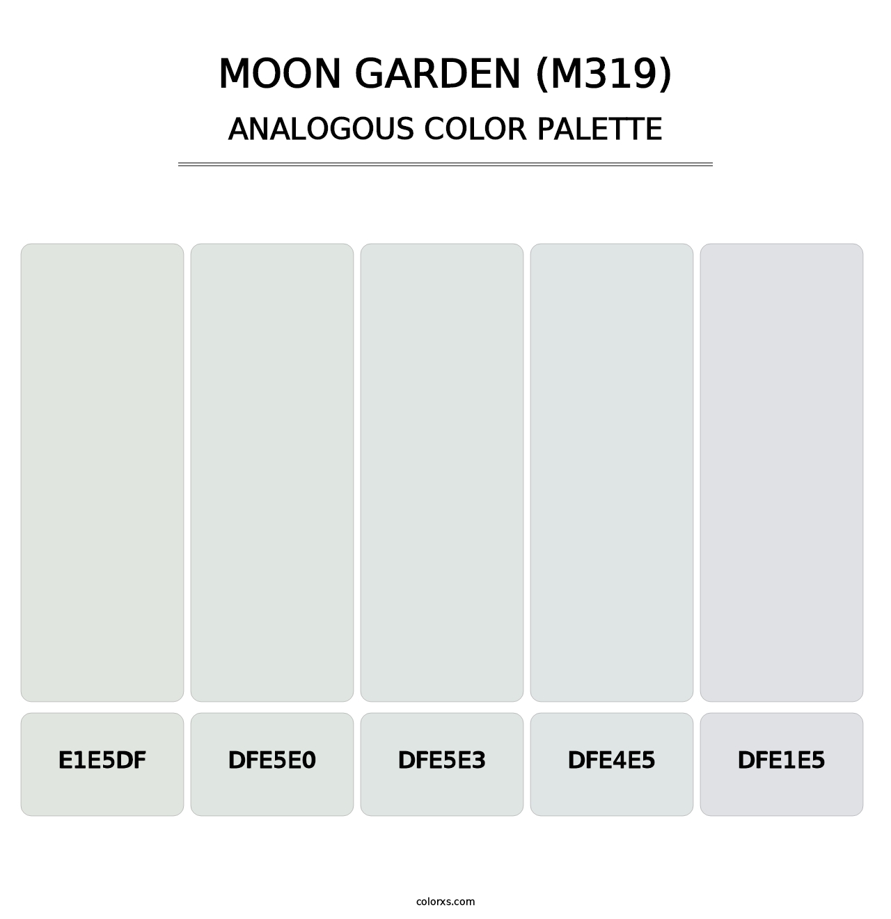 Moon Garden (M319) - Analogous Color Palette