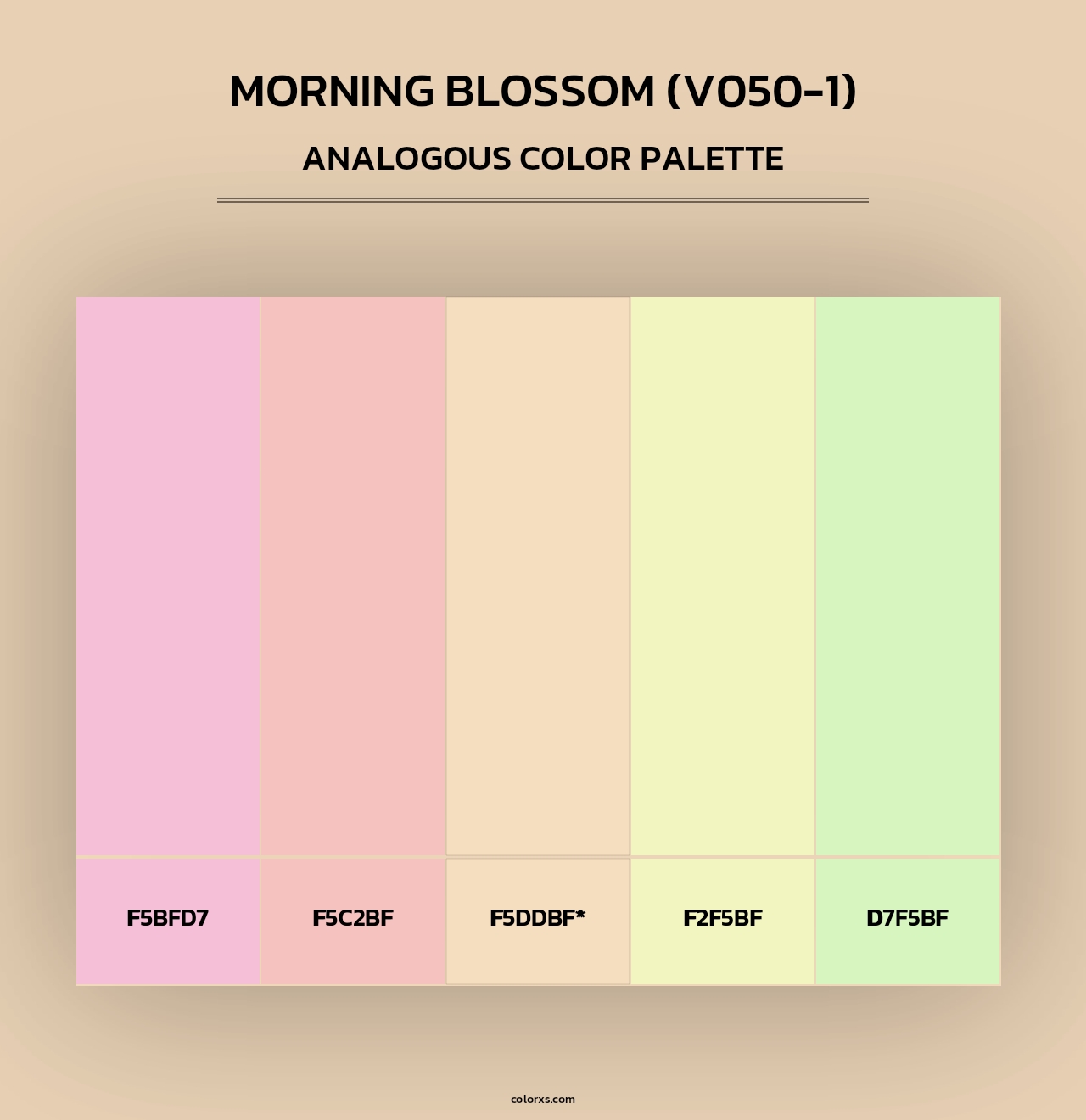 Morning Blossom (V050-1) - Analogous Color Palette