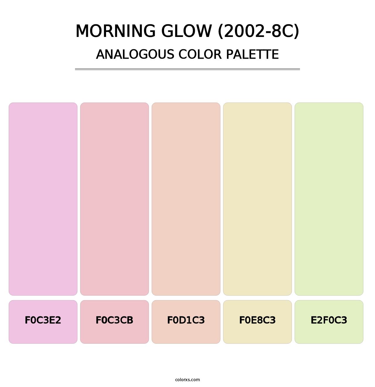 Morning Glow (2002-8C) - Analogous Color Palette