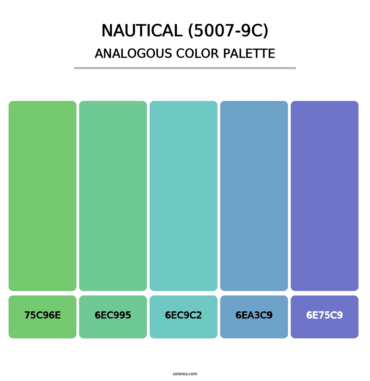 Nautical (5007-9C) - Analogous Color Palette