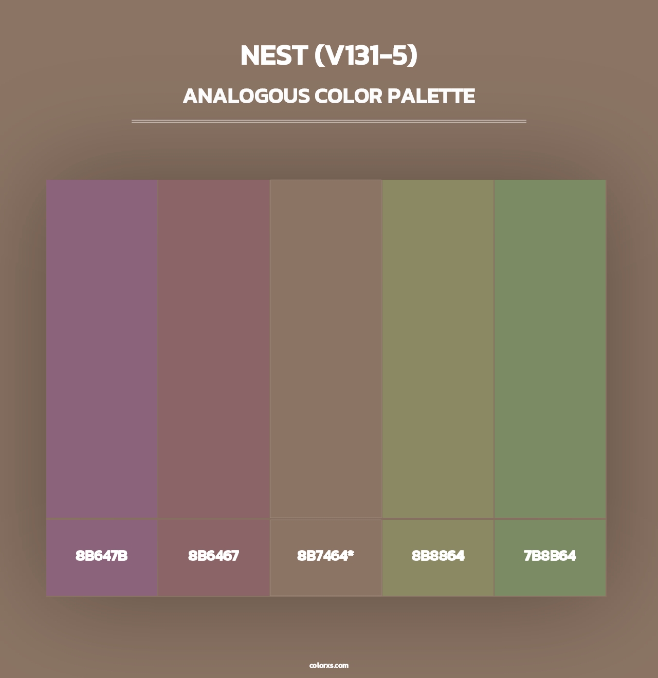 Nest (V131-5) - Analogous Color Palette