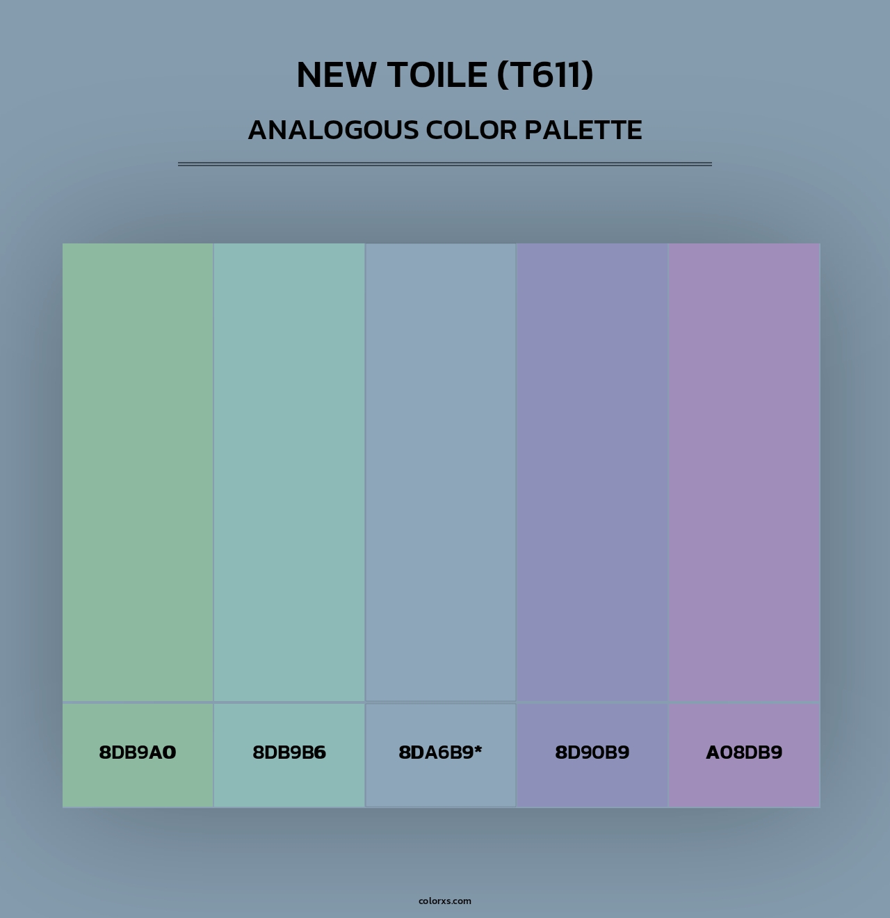 New Toile (T611) - Analogous Color Palette