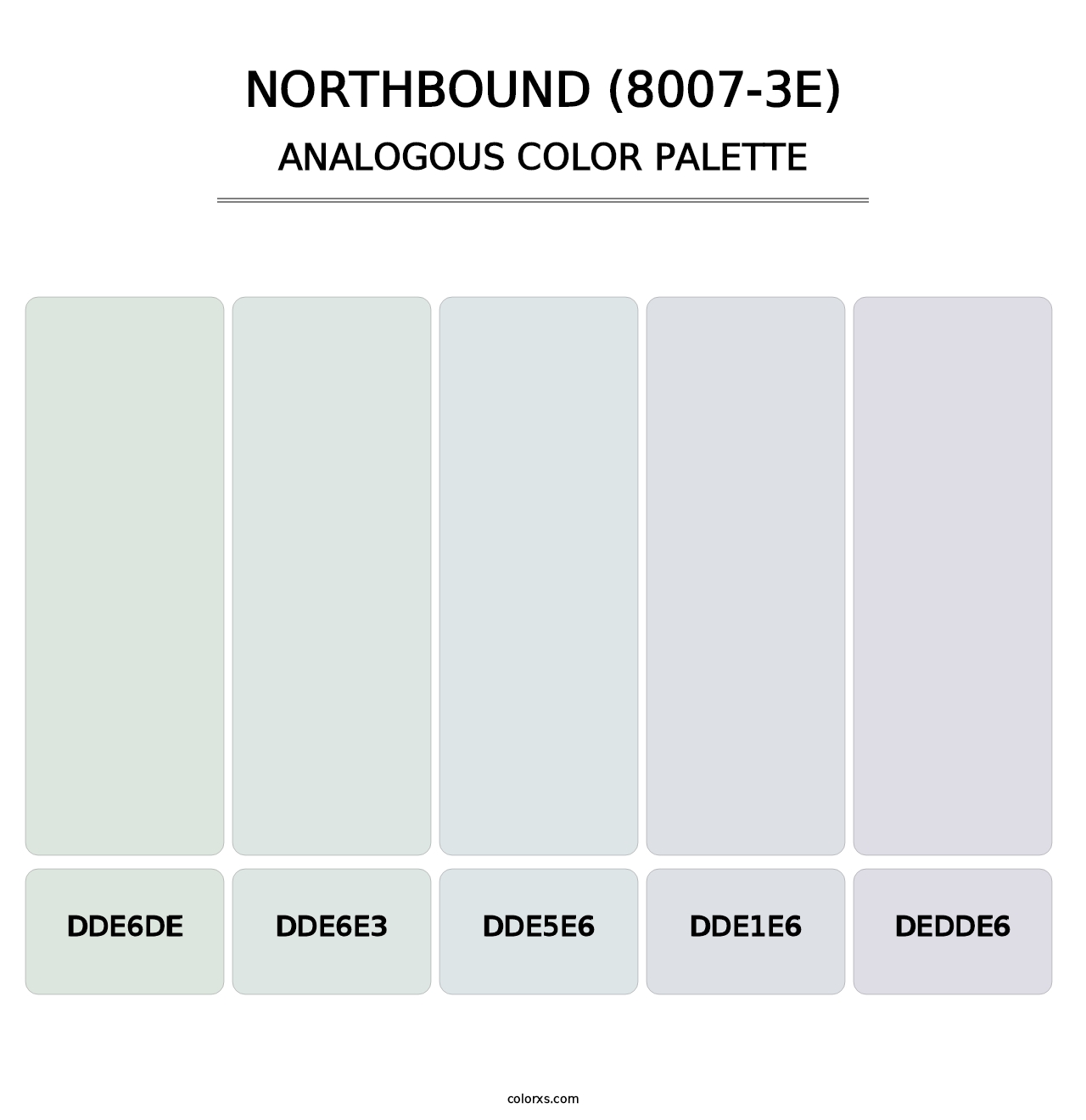 Northbound (8007-3E) - Analogous Color Palette
