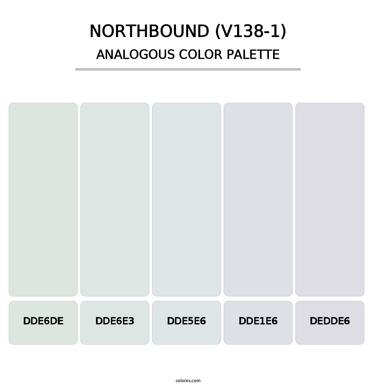 Northbound (V138-1) - Analogous Color Palette