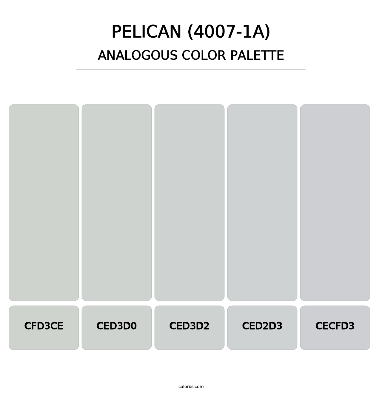Pelican (4007-1A) - Analogous Color Palette
