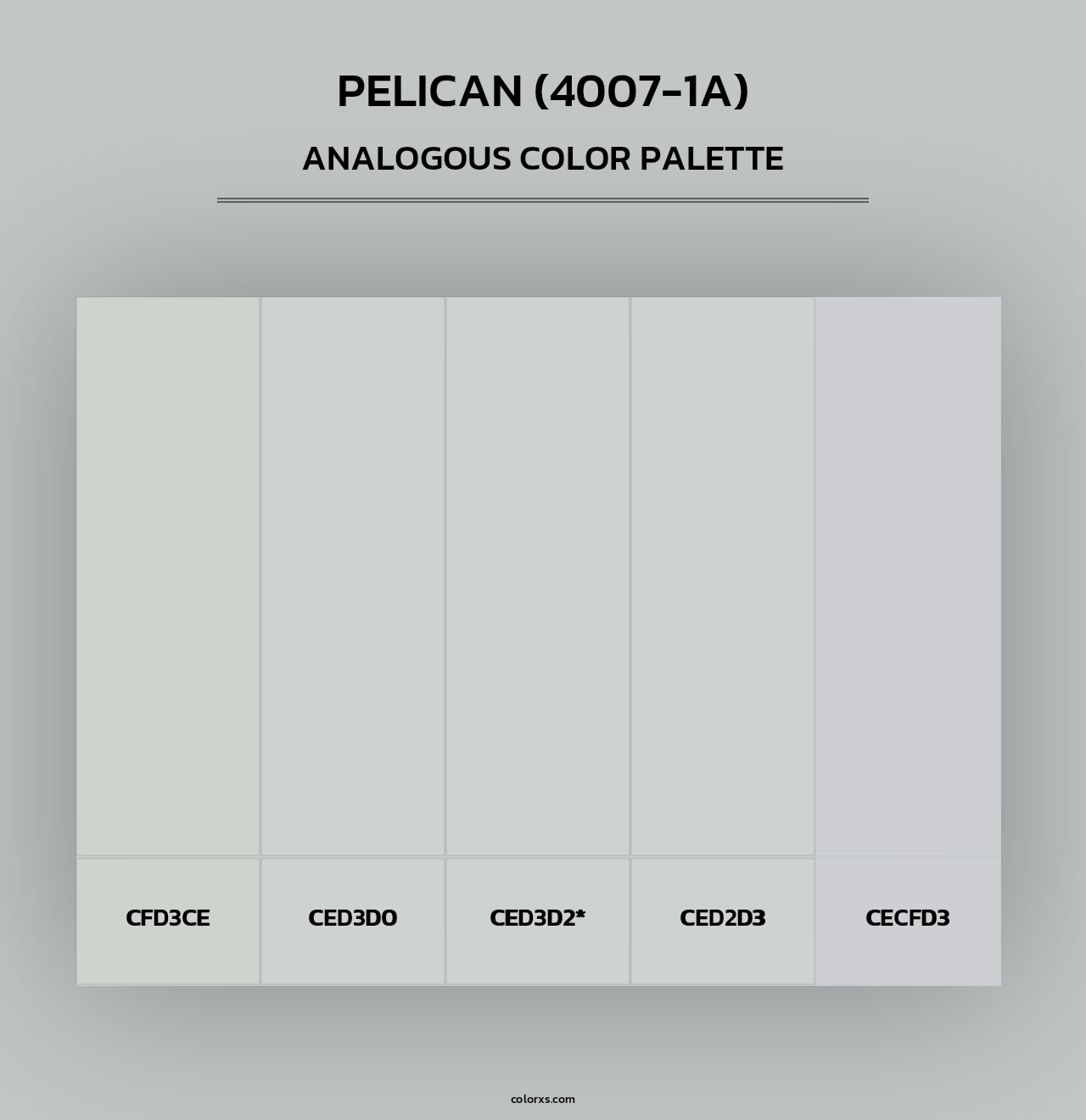 Pelican (4007-1A) - Analogous Color Palette