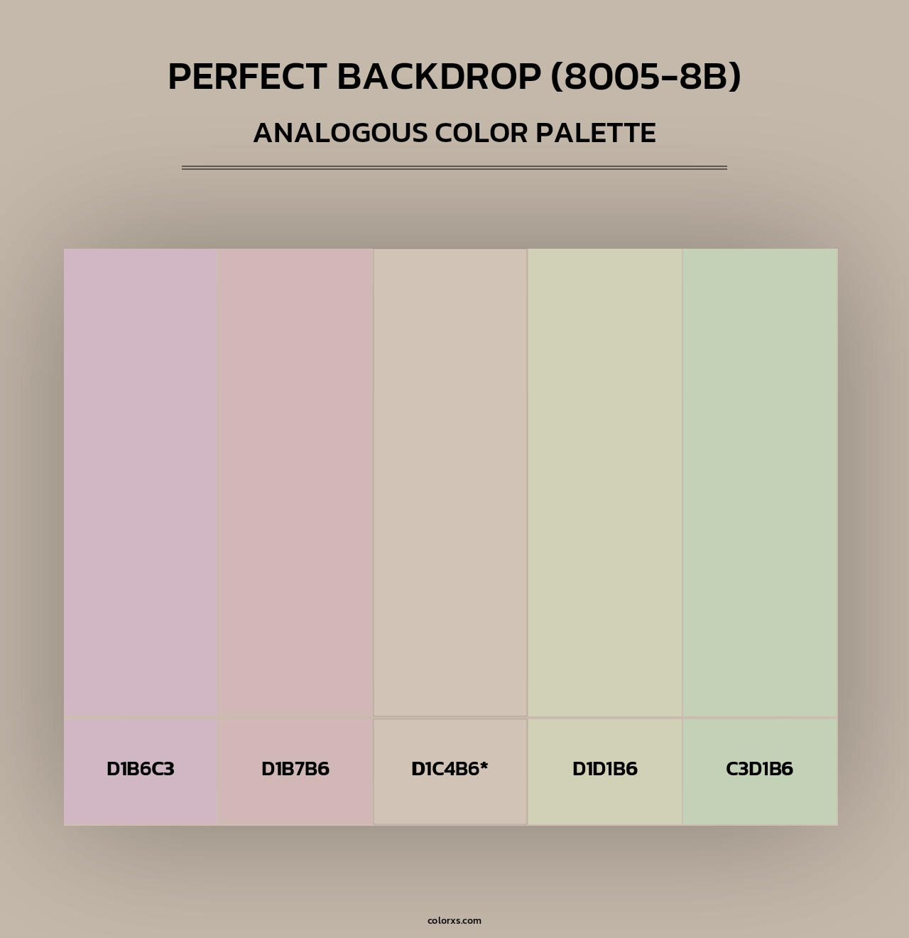 Perfect Backdrop (8005-8B) - Analogous Color Palette