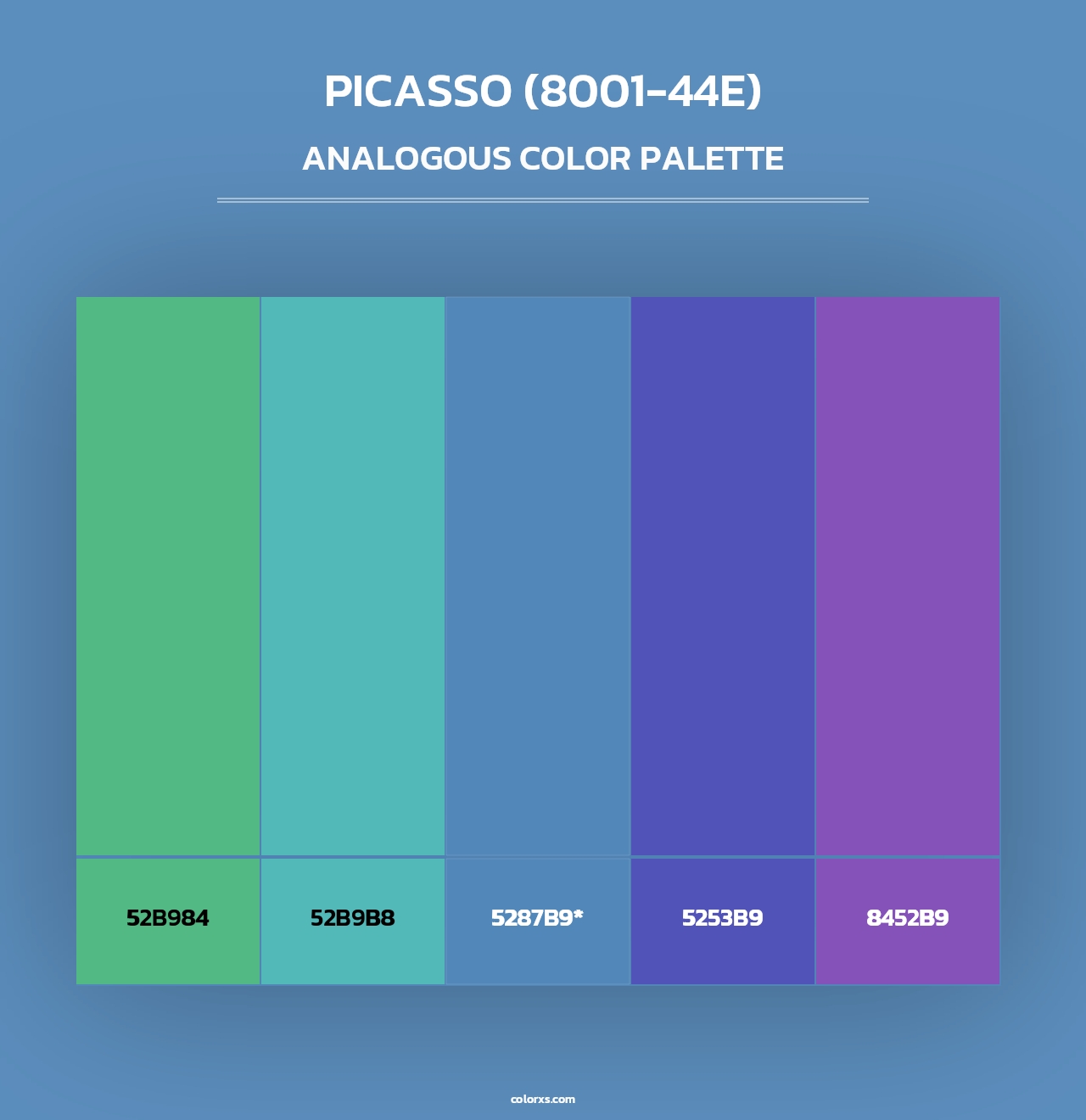 Picasso (8001-44E) - Analogous Color Palette