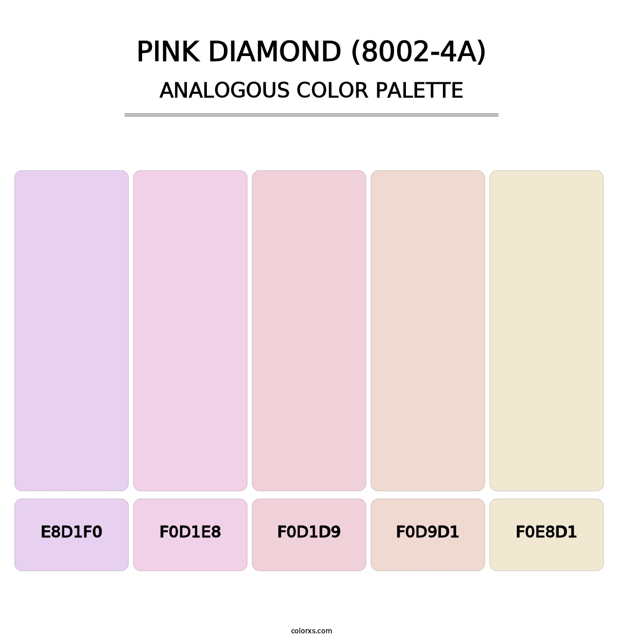 Pink Diamond (8002-4A) - Analogous Color Palette