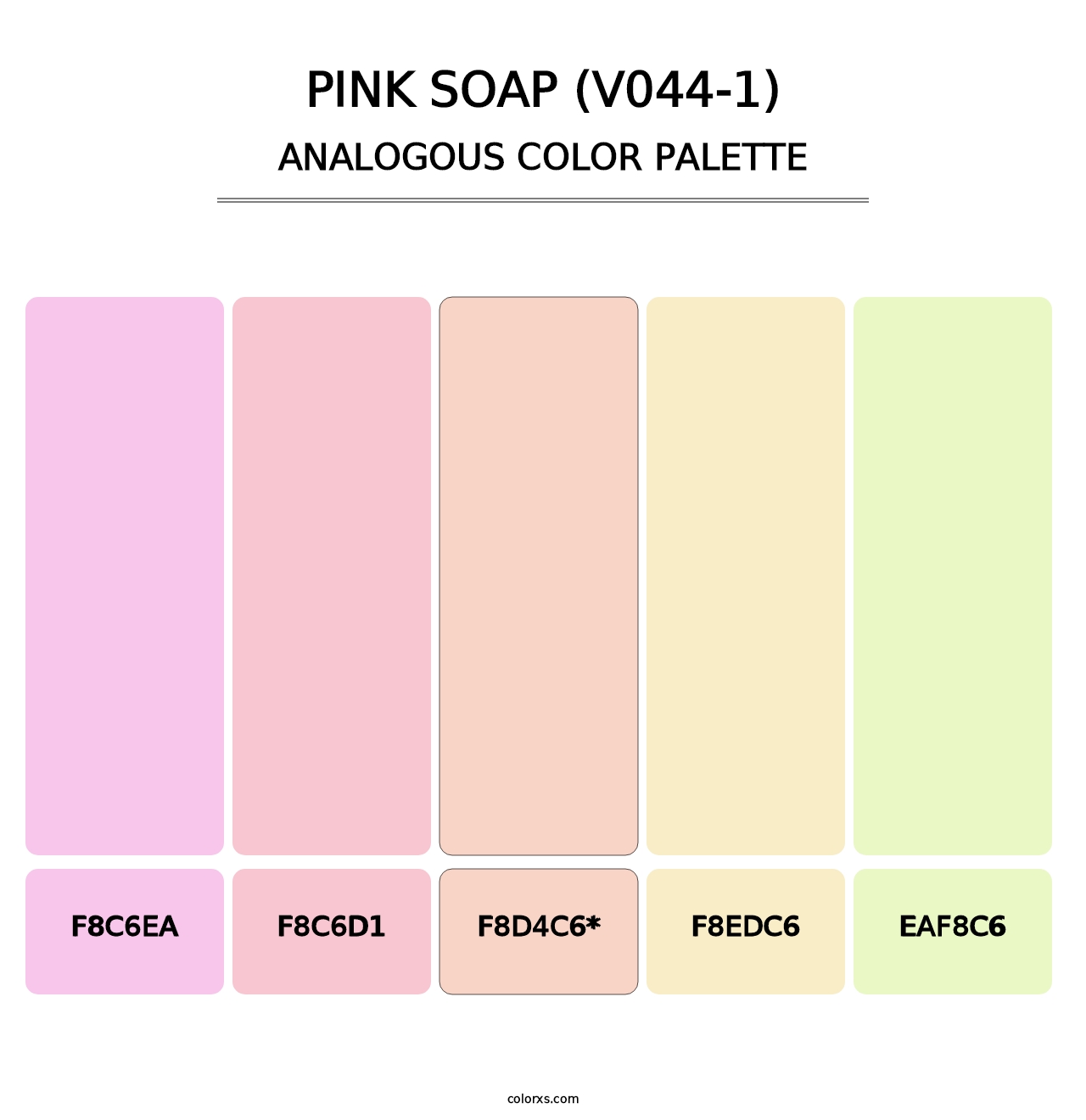 Pink Soap (V044-1) - Analogous Color Palette