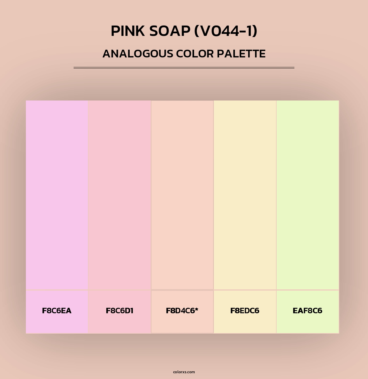 Pink Soap (V044-1) - Analogous Color Palette