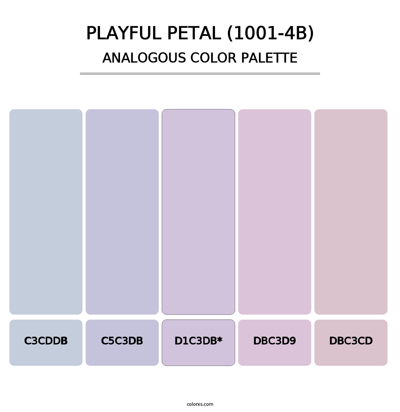 Playful Petal (1001-4B) - Analogous Color Palette