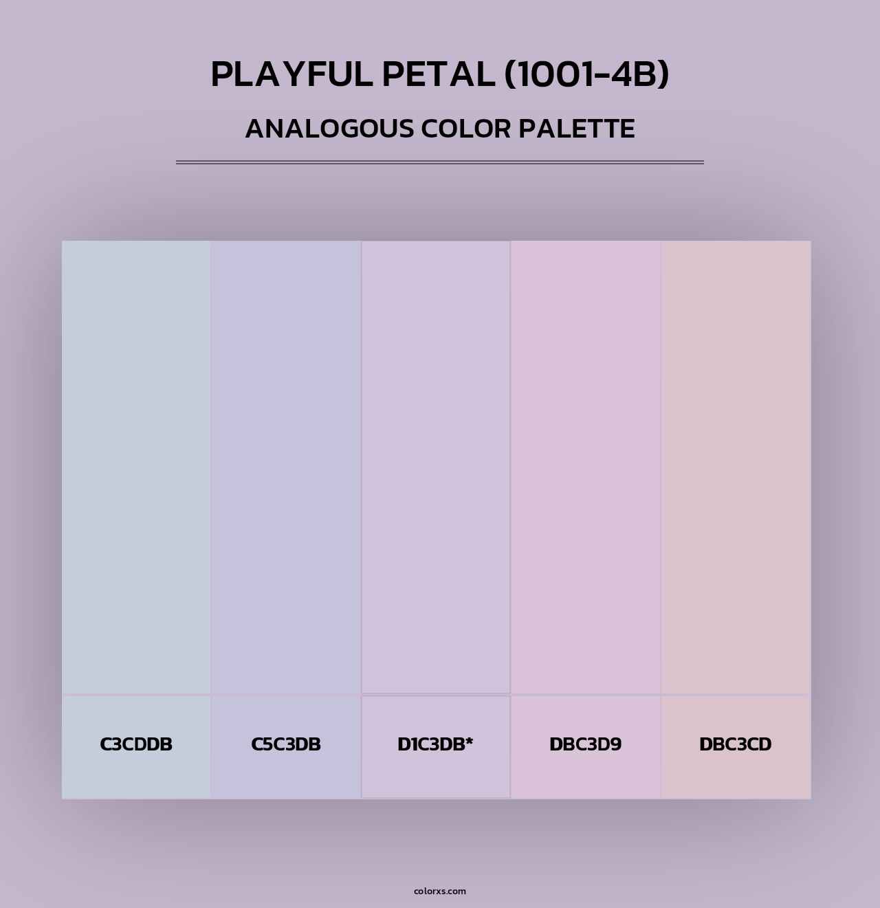 Playful Petal (1001-4B) - Analogous Color Palette