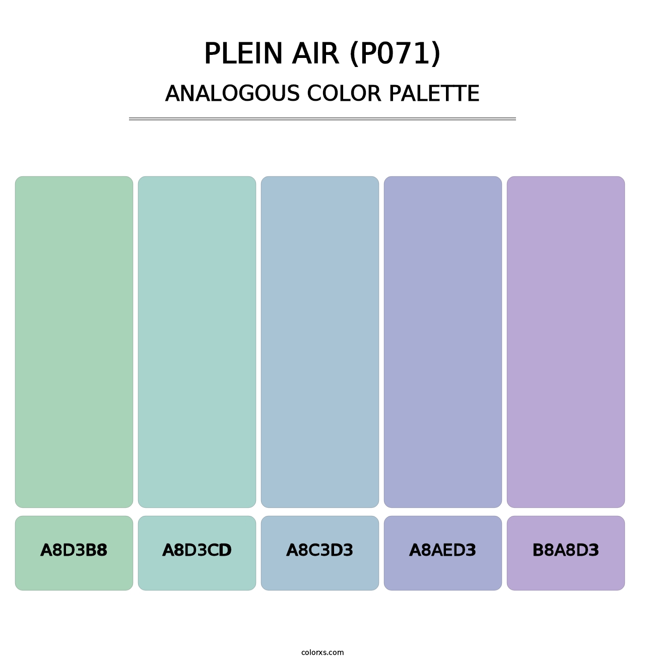 Plein Air (P071) - Analogous Color Palette
