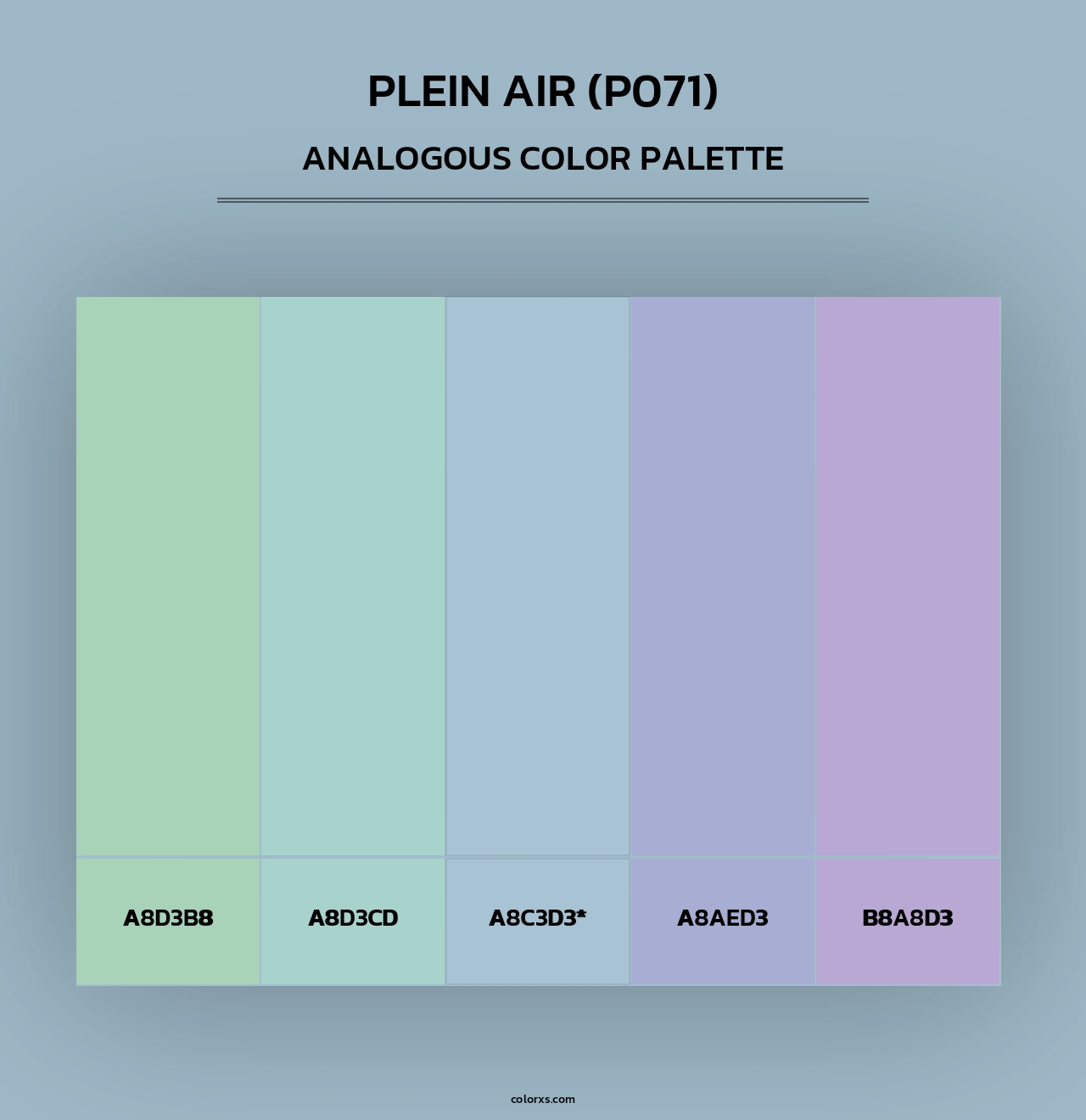 Plein Air (P071) - Analogous Color Palette