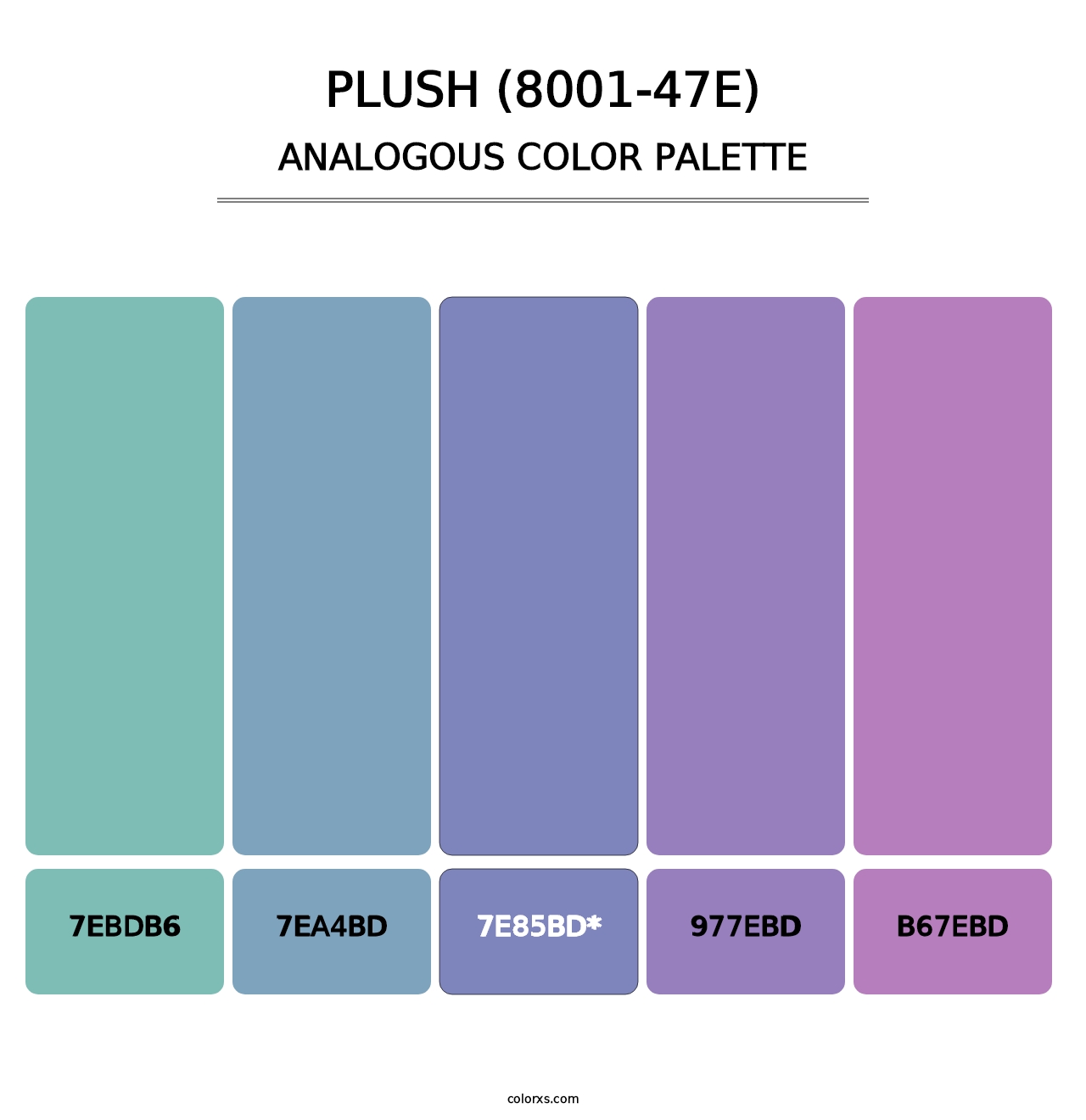 Plush (8001-47E) - Analogous Color Palette