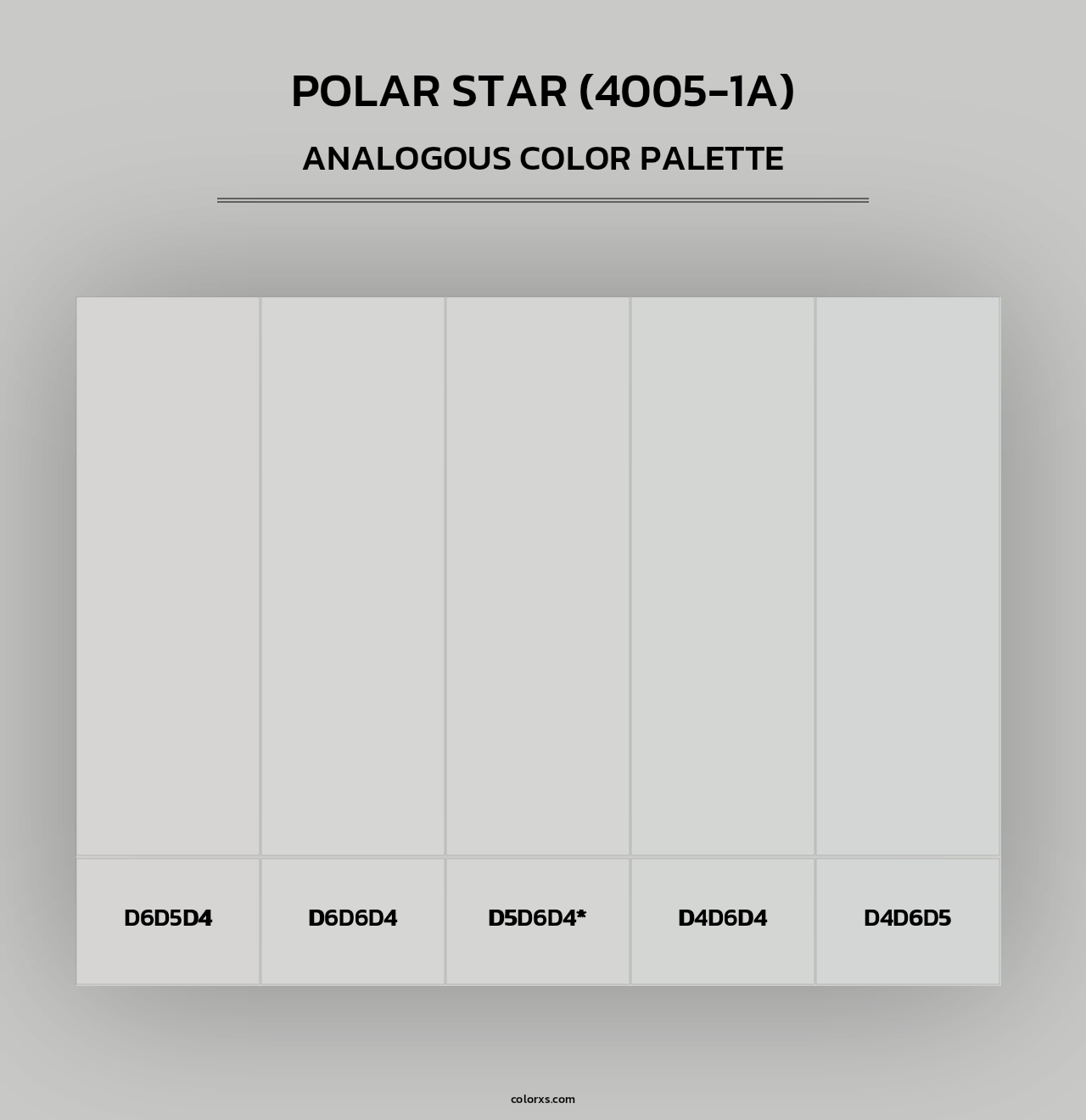 Polar Star (4005-1A) - Analogous Color Palette