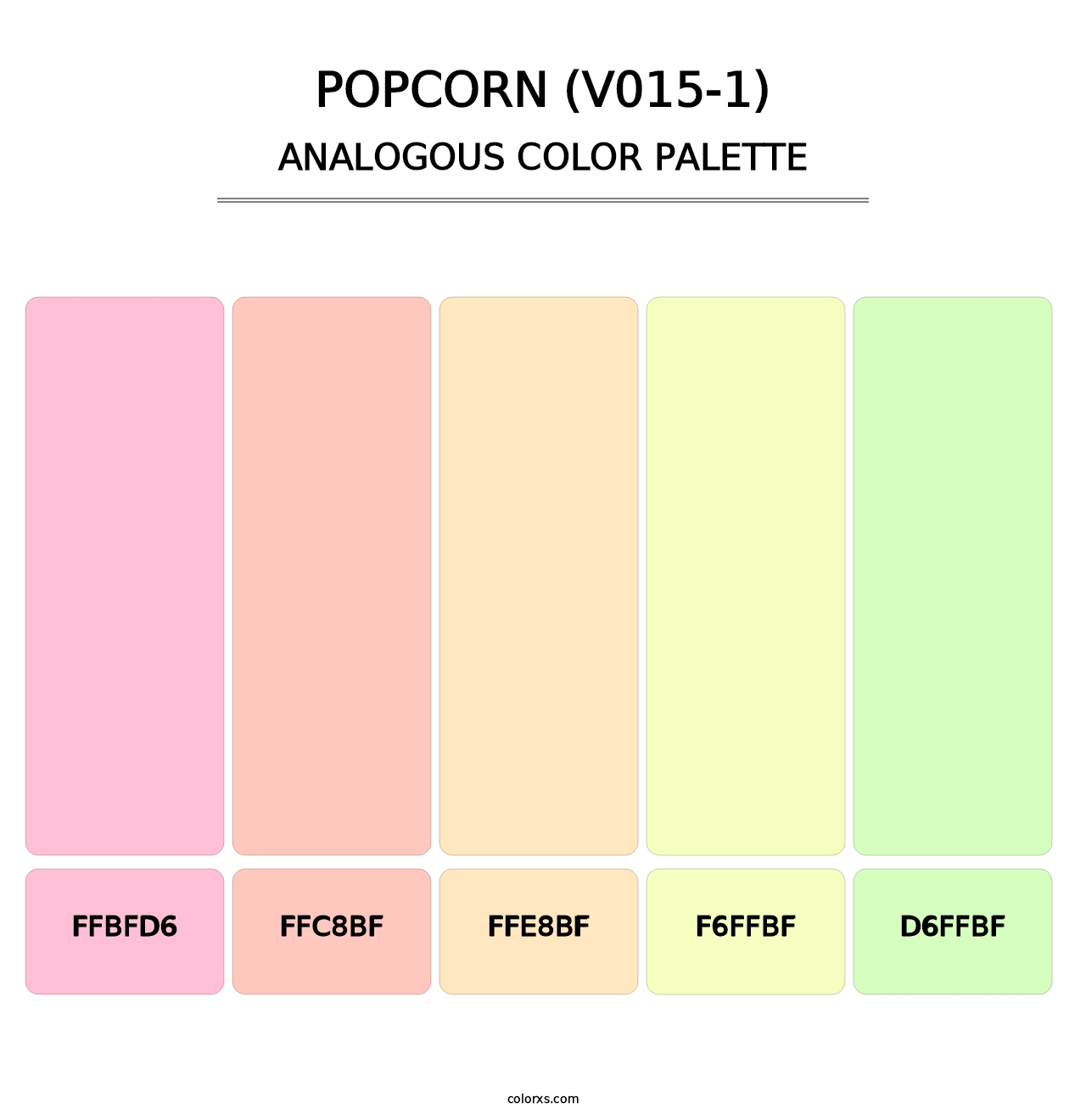 Popcorn (V015-1) - Analogous Color Palette