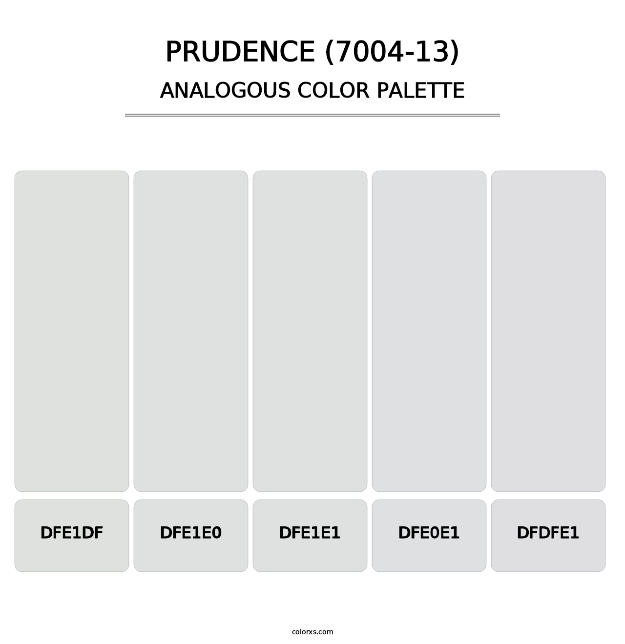 Prudence (7004-13) - Analogous Color Palette