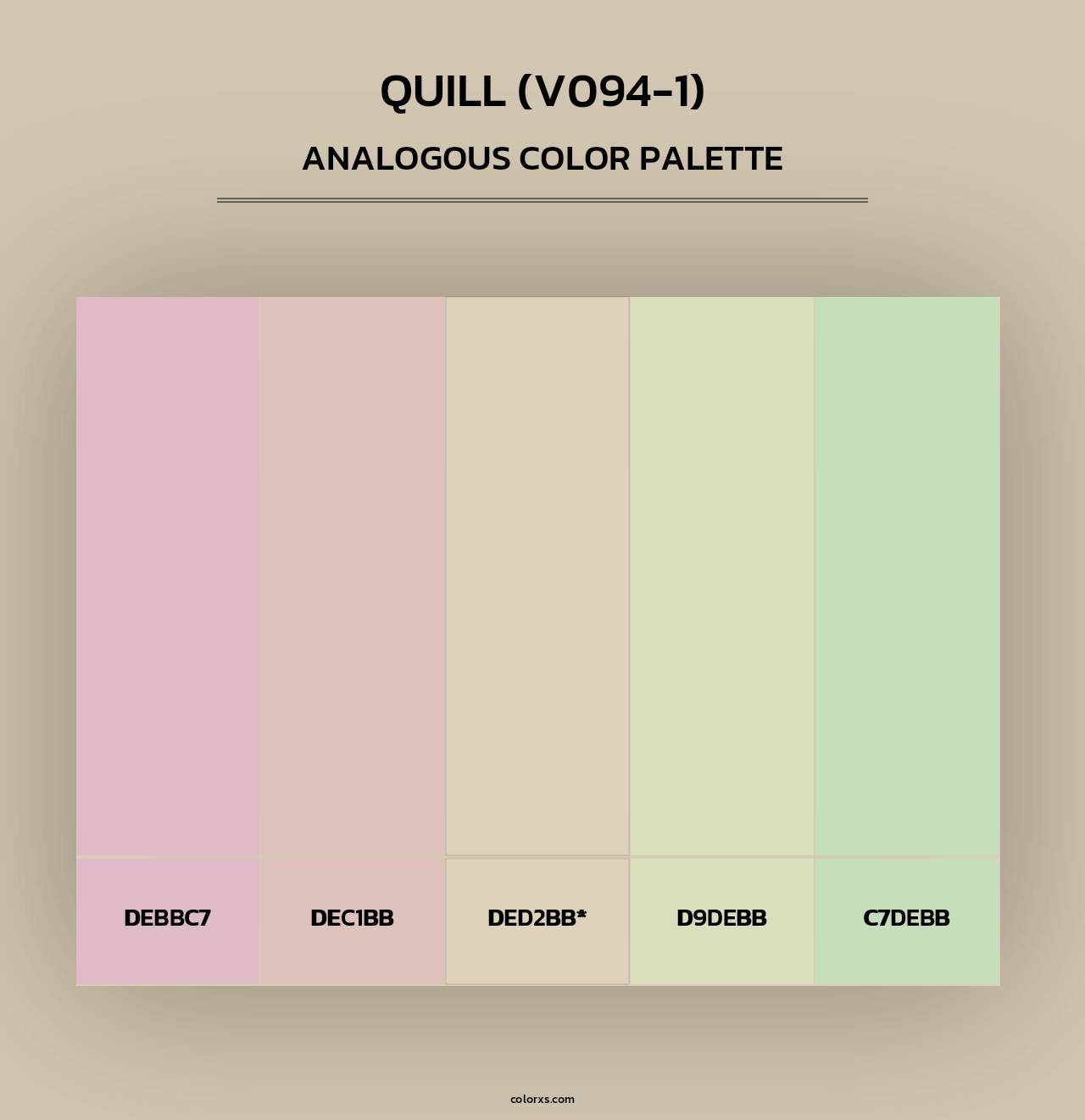 Quill (V094-1) - Analogous Color Palette