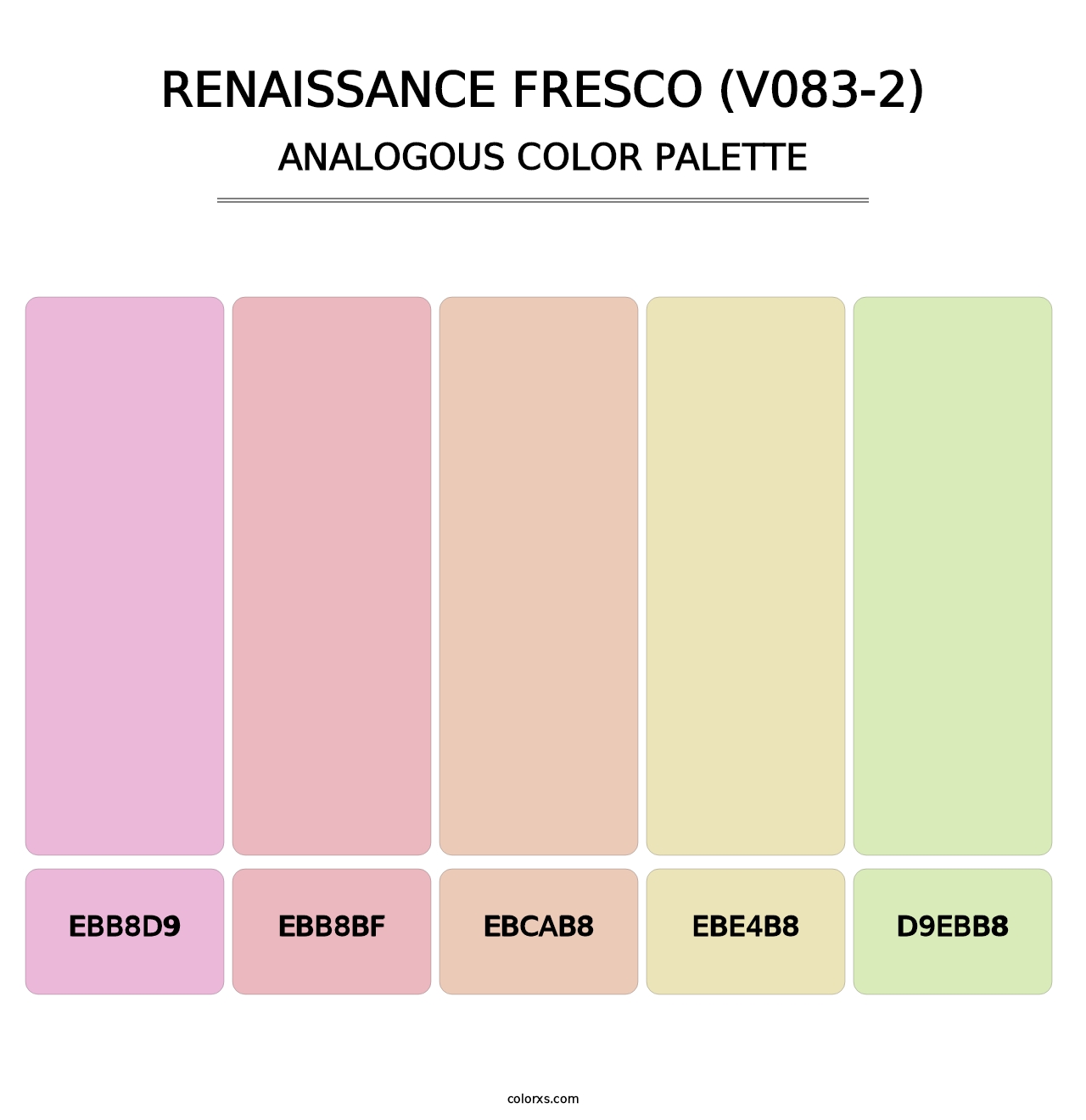 Renaissance Fresco (V083-2) - Analogous Color Palette