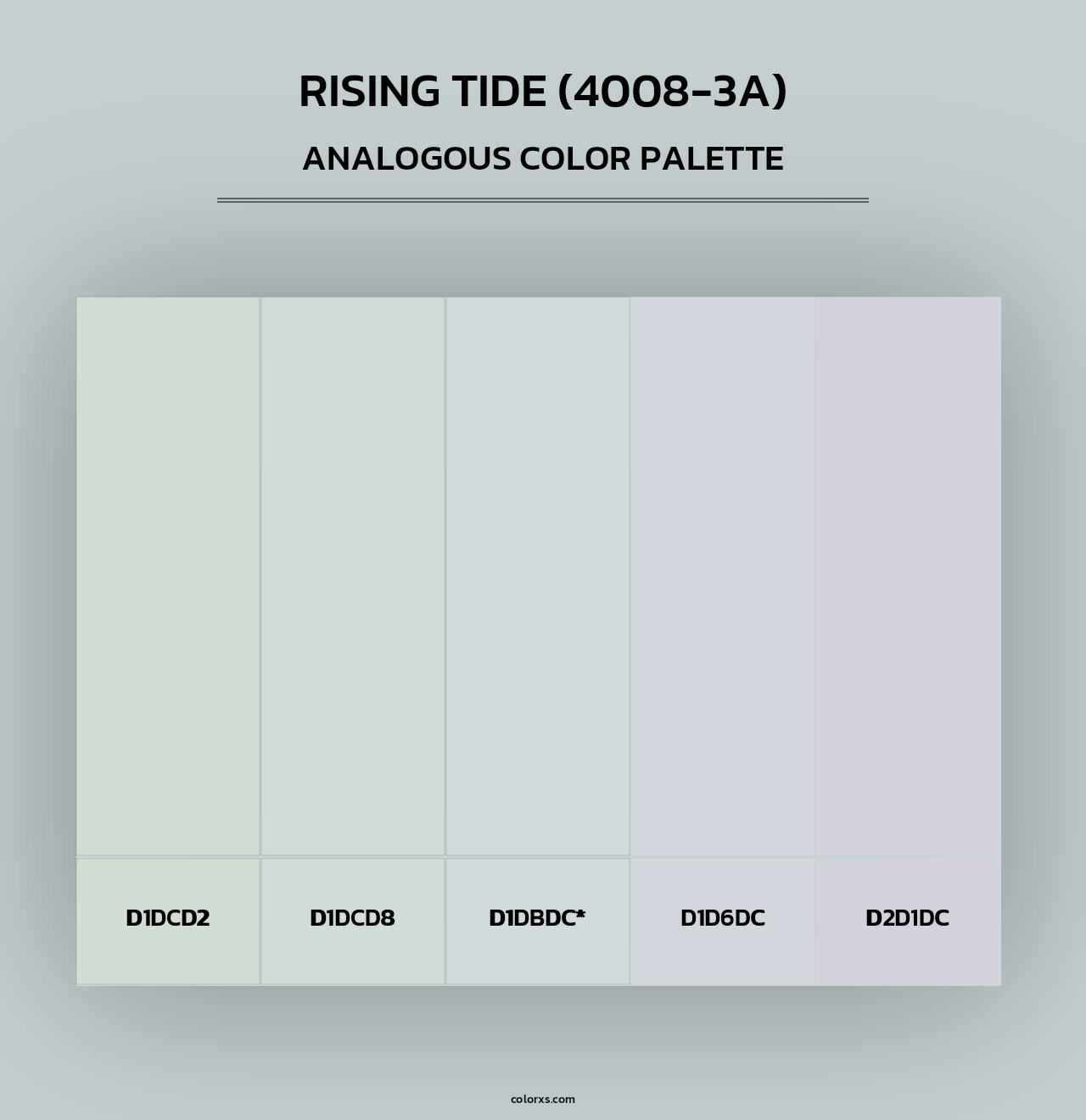 Rising Tide (4008-3A) - Analogous Color Palette