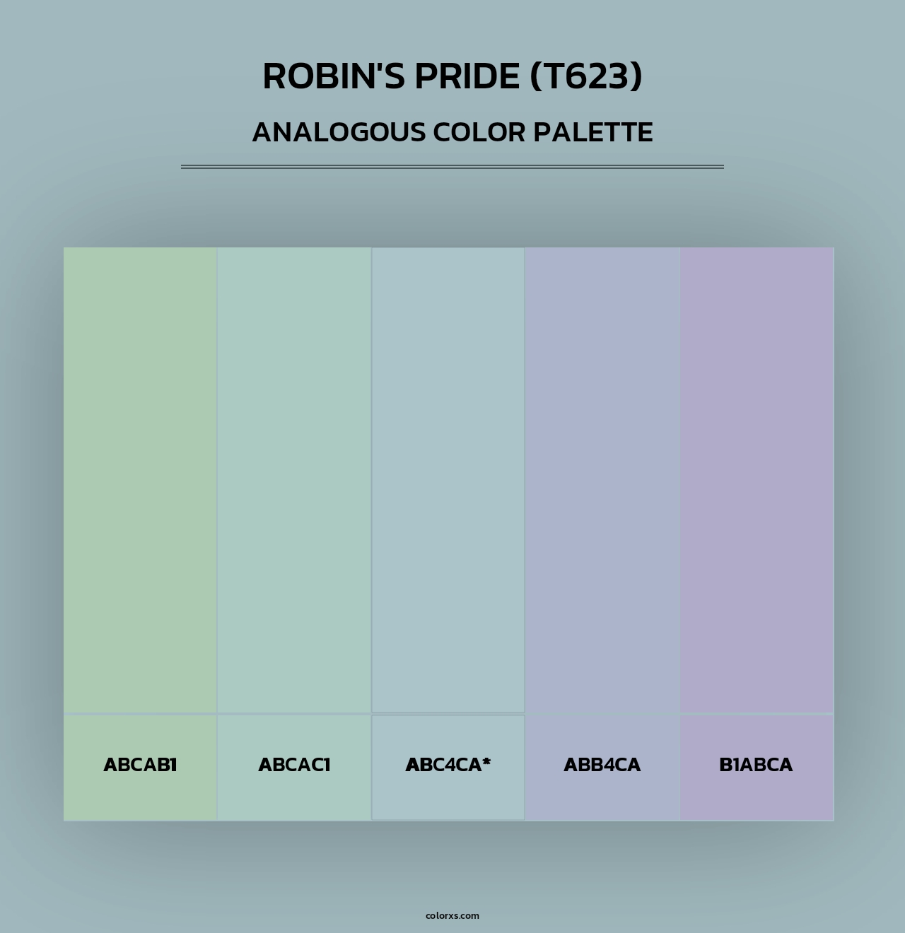 Robin's Pride (T623) - Analogous Color Palette