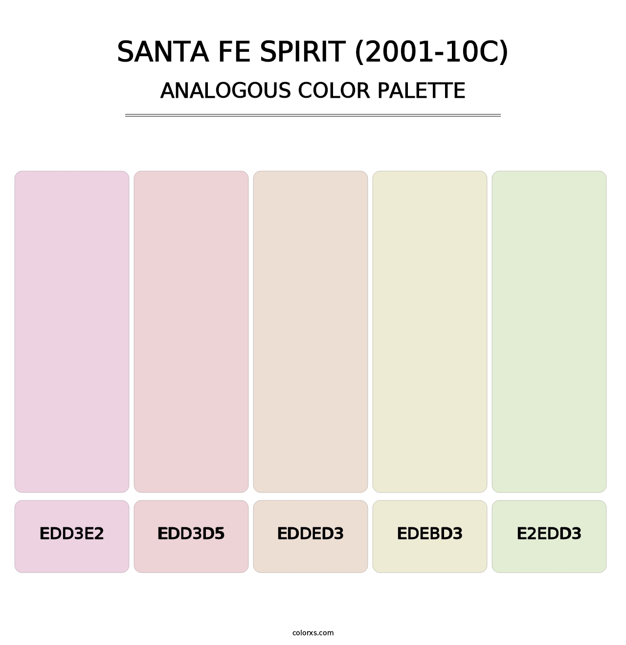Santa Fe Spirit (2001-10C) - Analogous Color Palette