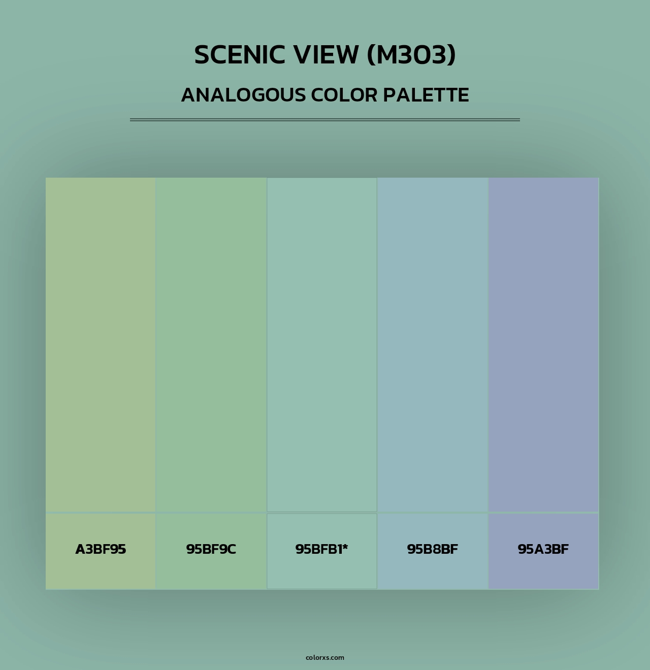 Scenic View (M303) - Analogous Color Palette