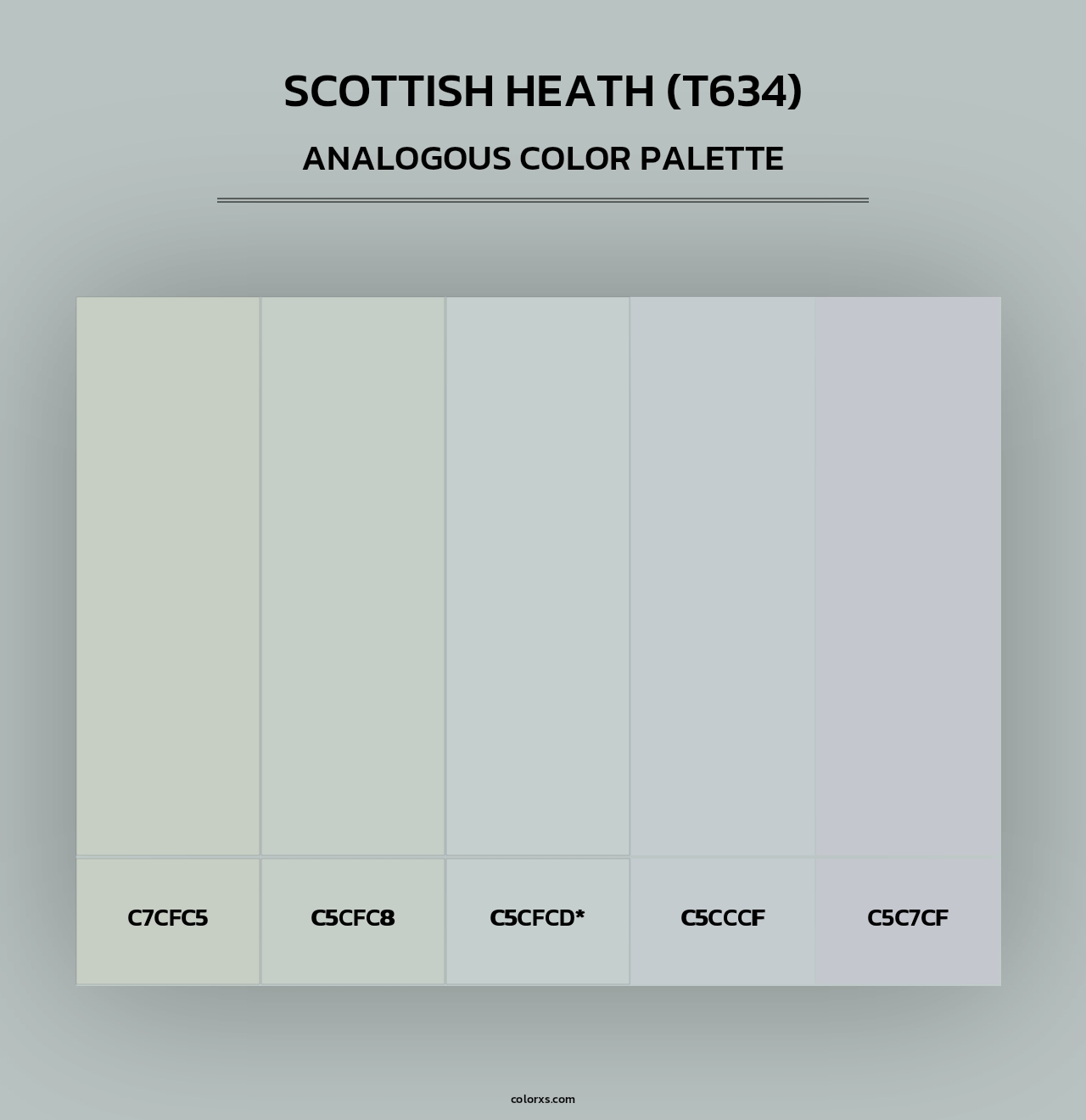 Scottish Heath (T634) - Analogous Color Palette