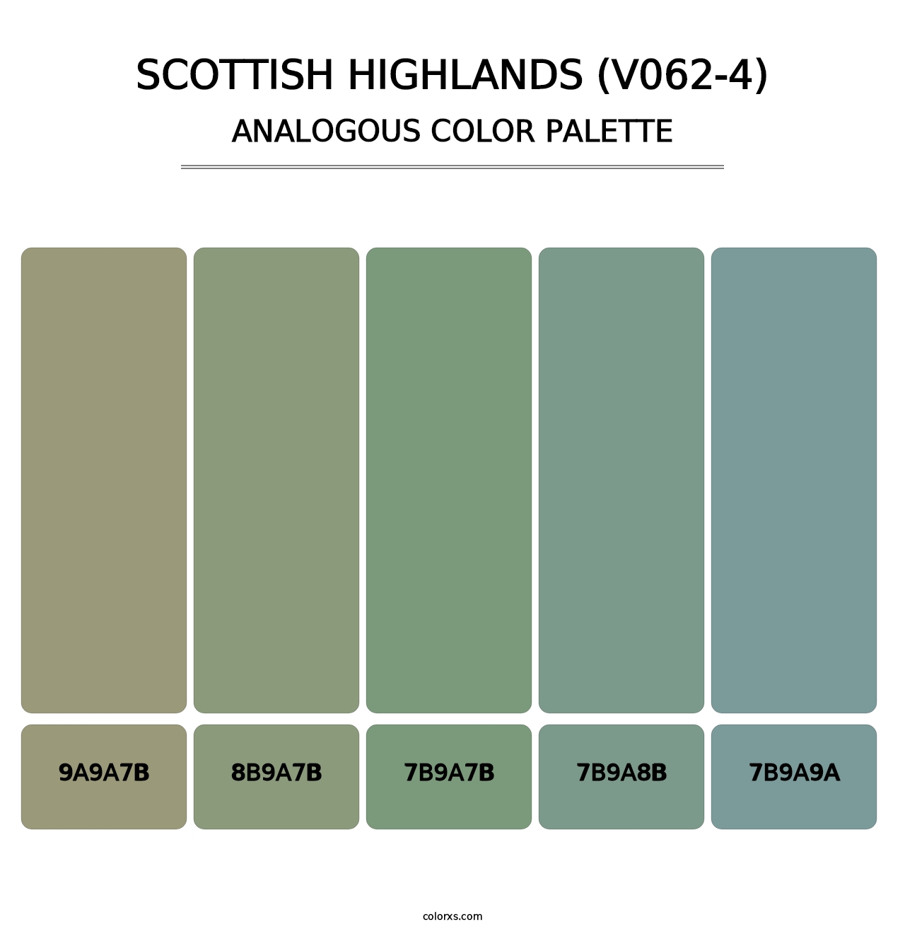 Scottish Highlands (V062-4) - Analogous Color Palette