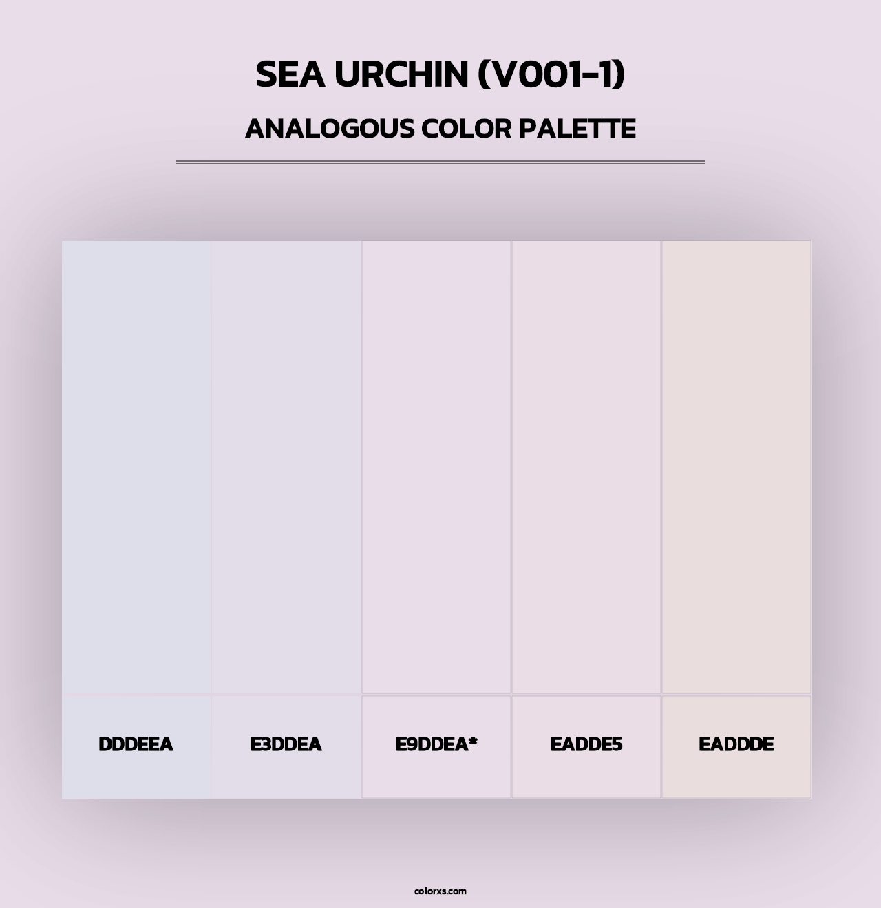 Sea Urchin (V001-1) - Analogous Color Palette
