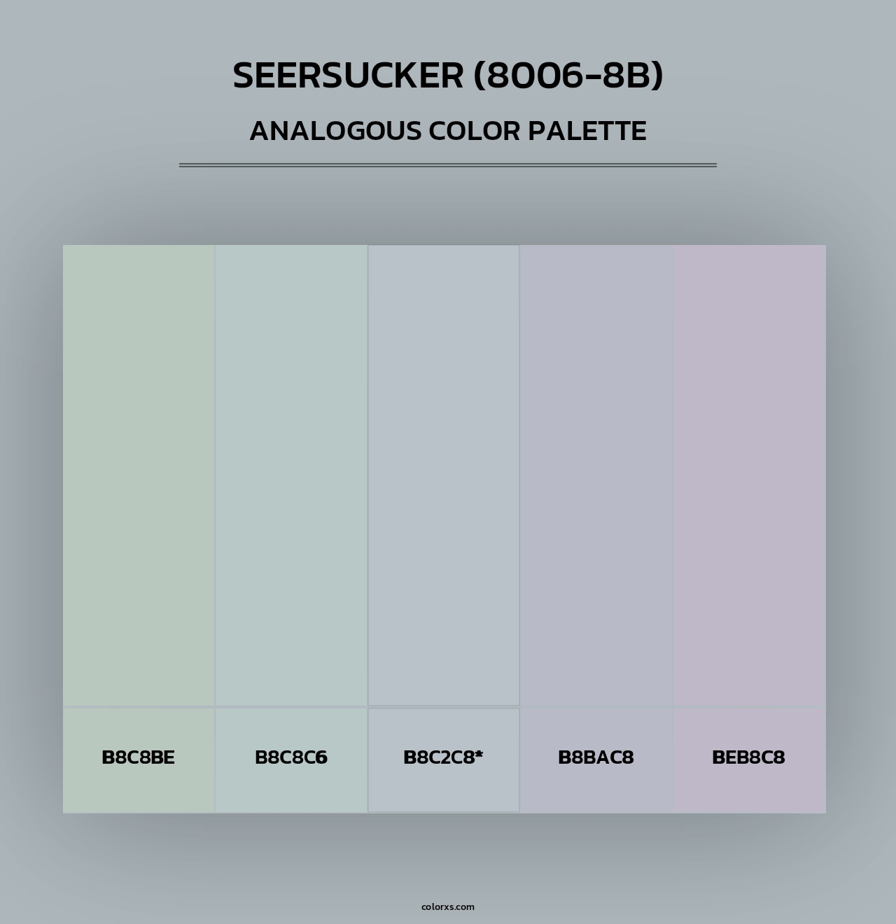 Seersucker (8006-8B) - Analogous Color Palette