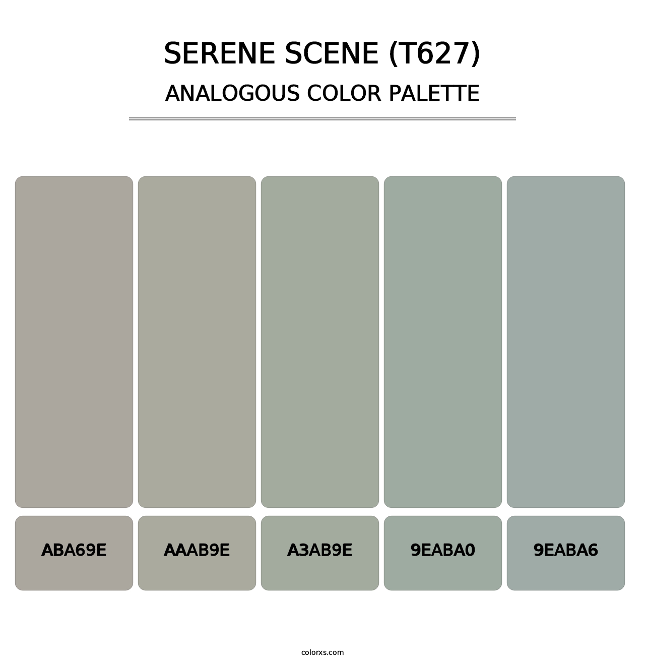 Serene Scene (T627) - Analogous Color Palette