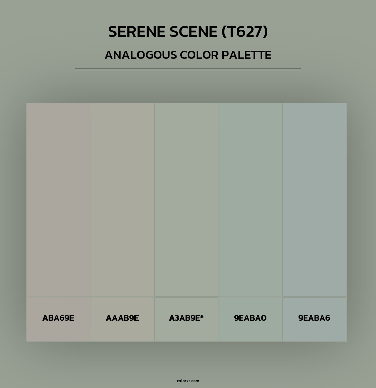 Serene Scene (T627) - Analogous Color Palette