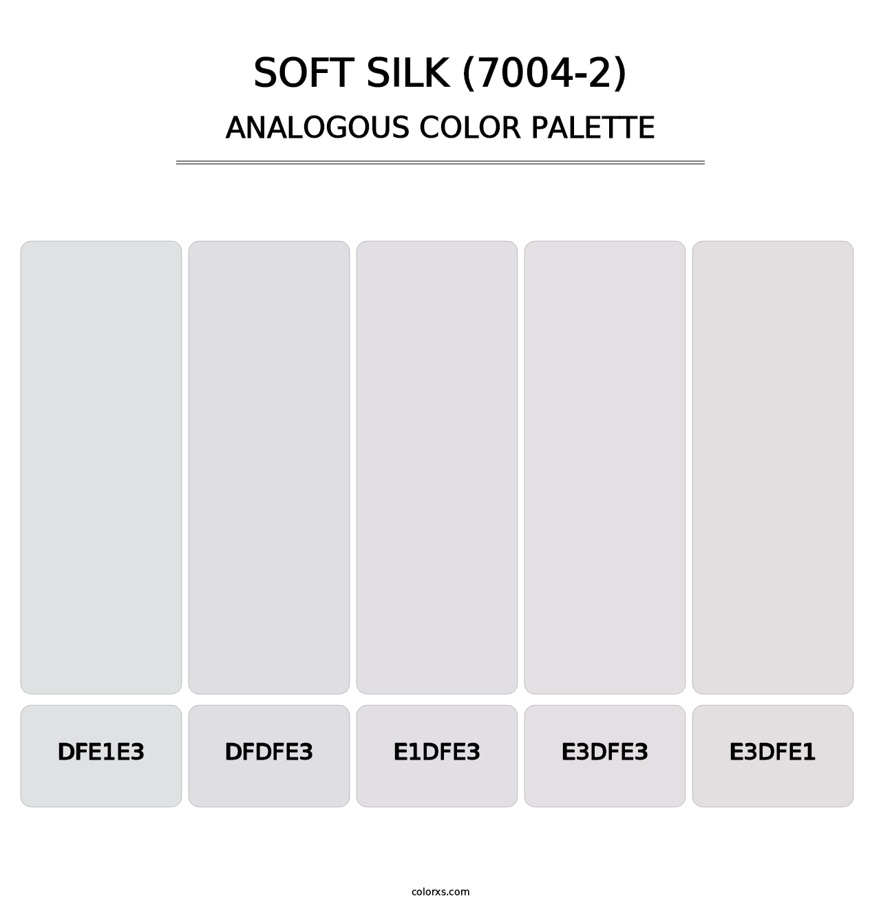 Soft Silk (7004-2) - Analogous Color Palette