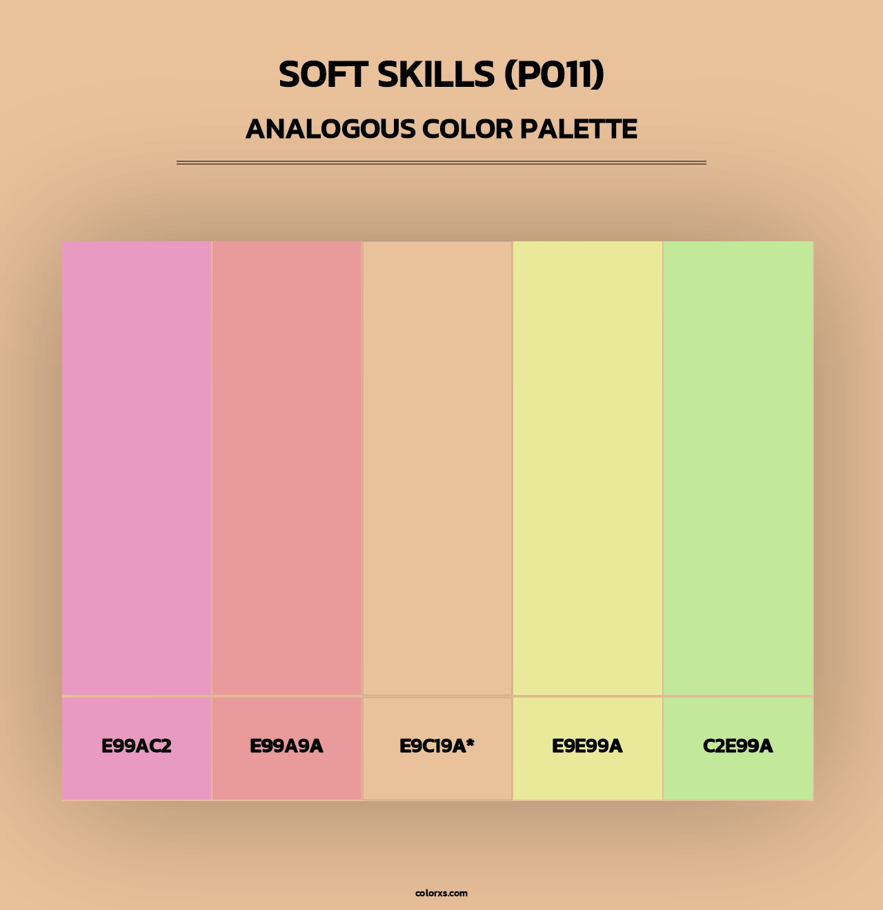 Soft Skills (P011) - Analogous Color Palette
