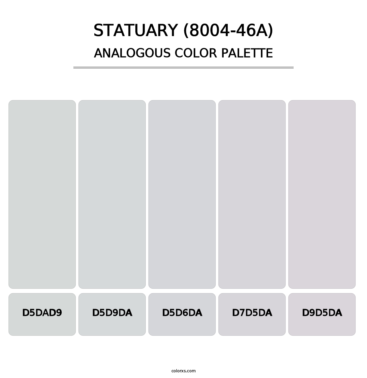 Statuary (8004-46A) - Analogous Color Palette