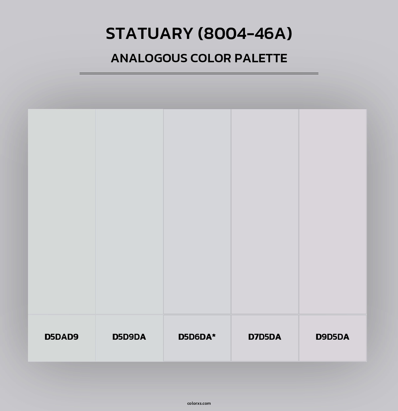Statuary (8004-46A) - Analogous Color Palette