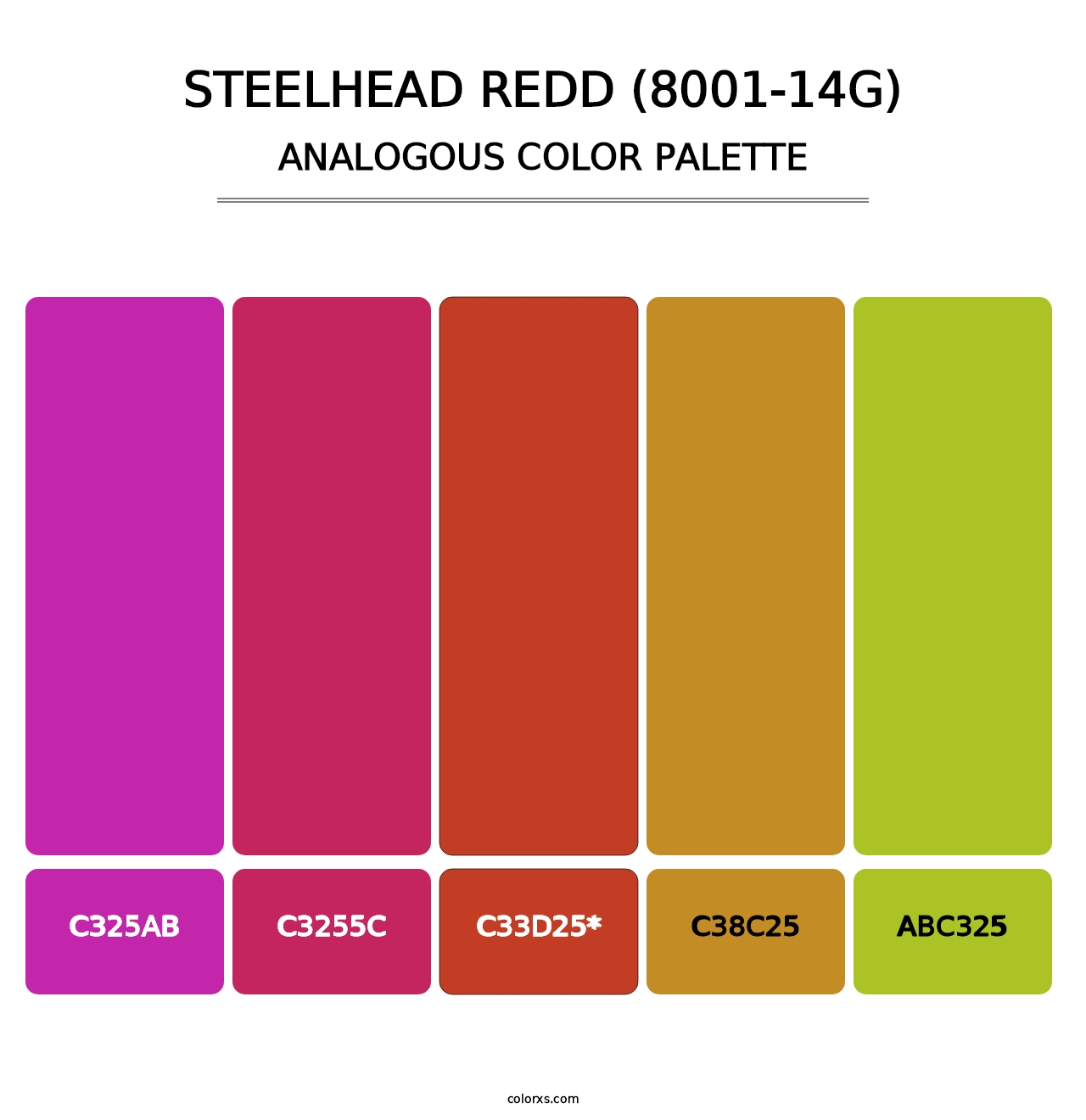 Steelhead Redd (8001-14G) - Analogous Color Palette