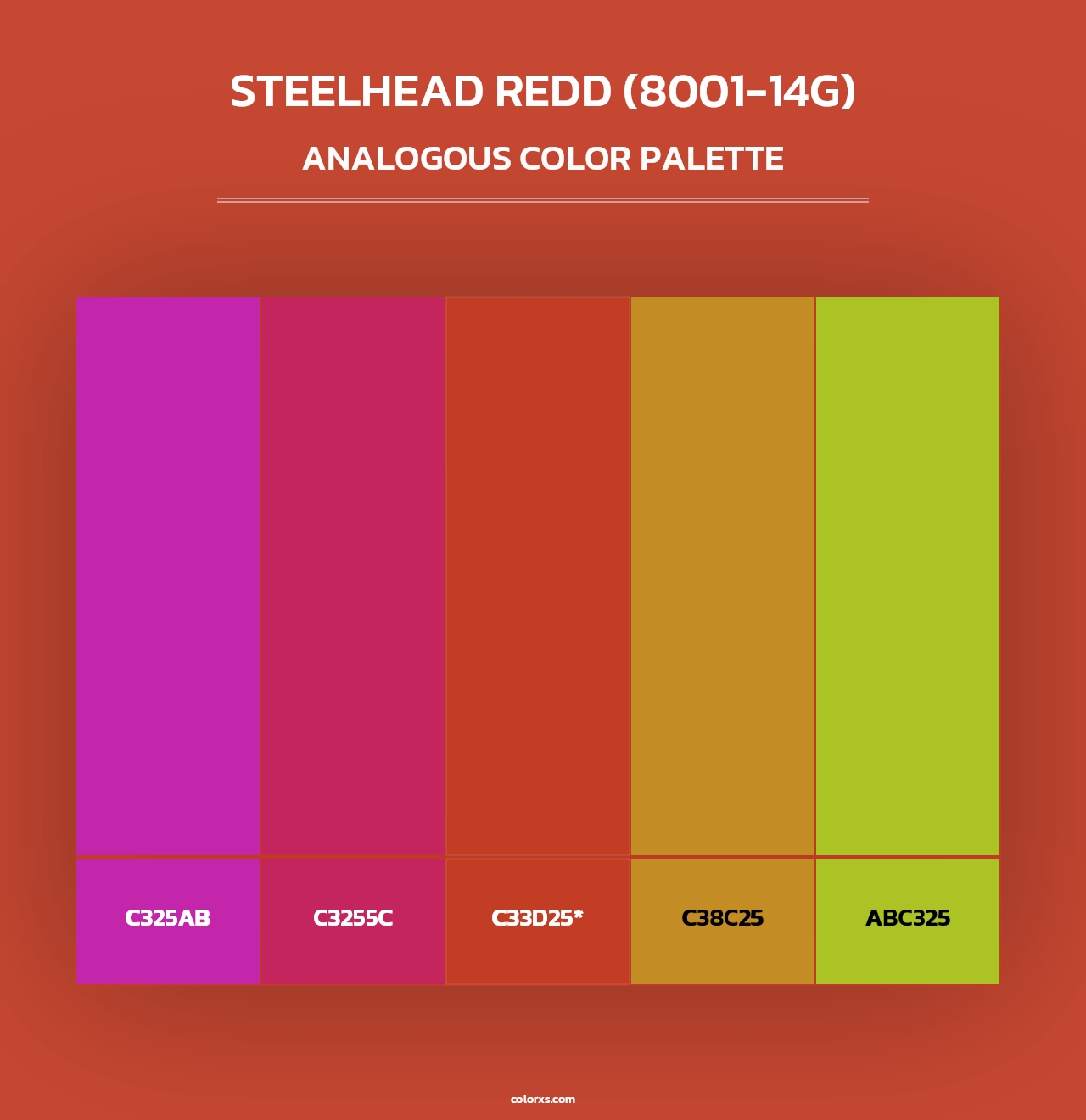 Steelhead Redd (8001-14G) - Analogous Color Palette