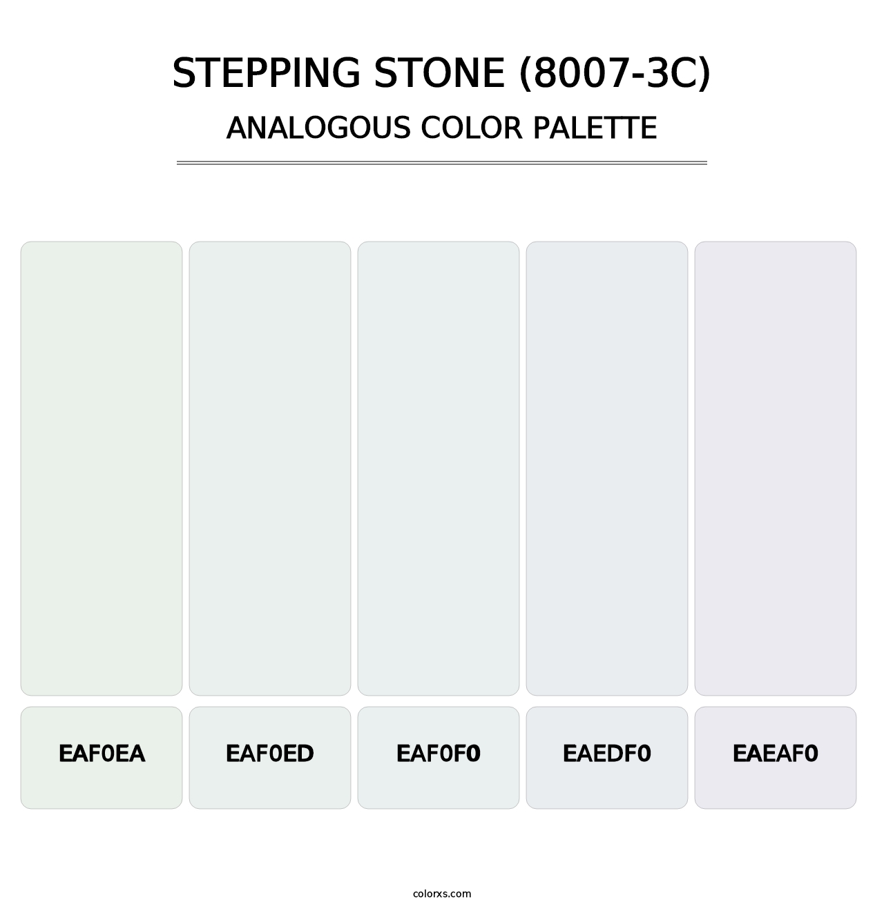 Stepping Stone (8007-3C) - Analogous Color Palette