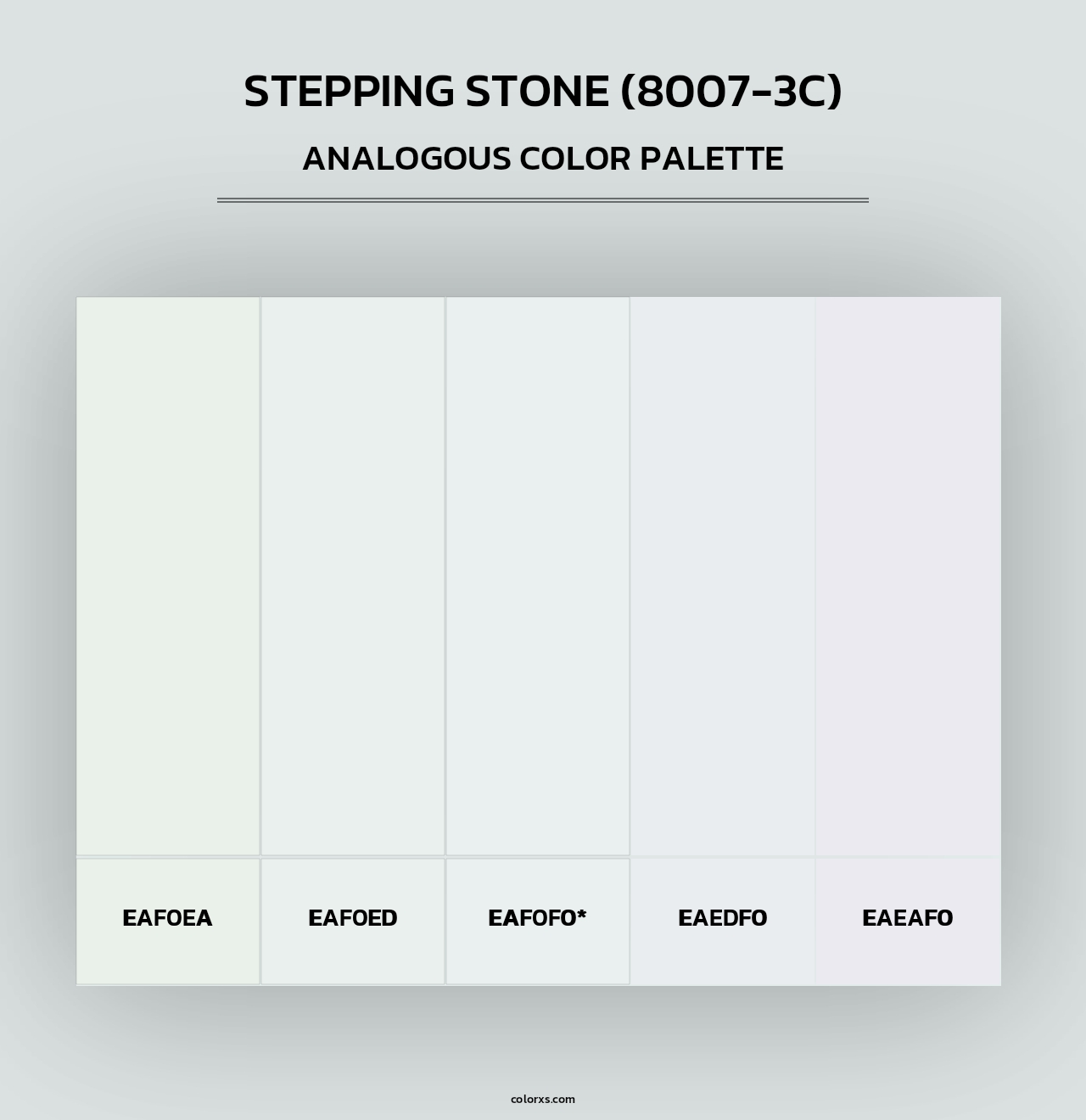 Stepping Stone (8007-3C) - Analogous Color Palette