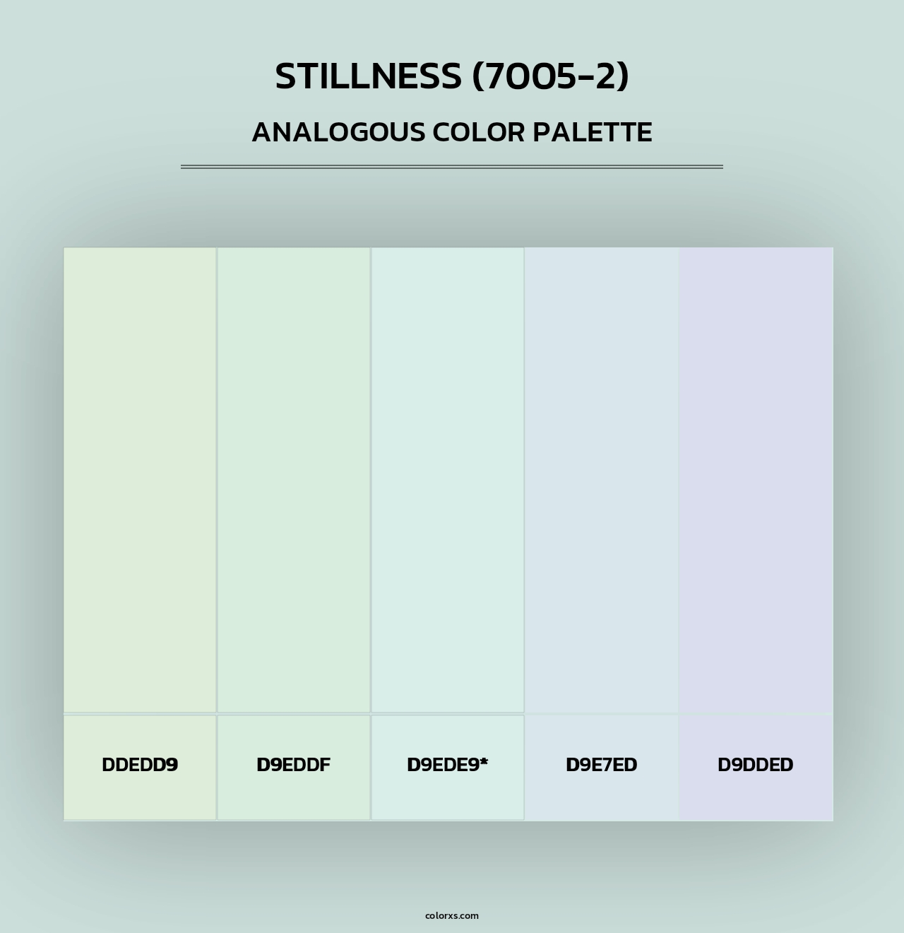 Stillness (7005-2) - Analogous Color Palette