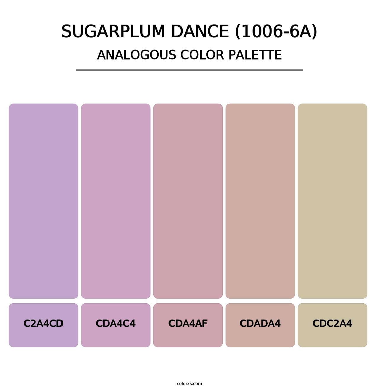 Sugarplum Dance (1006-6A) - Analogous Color Palette