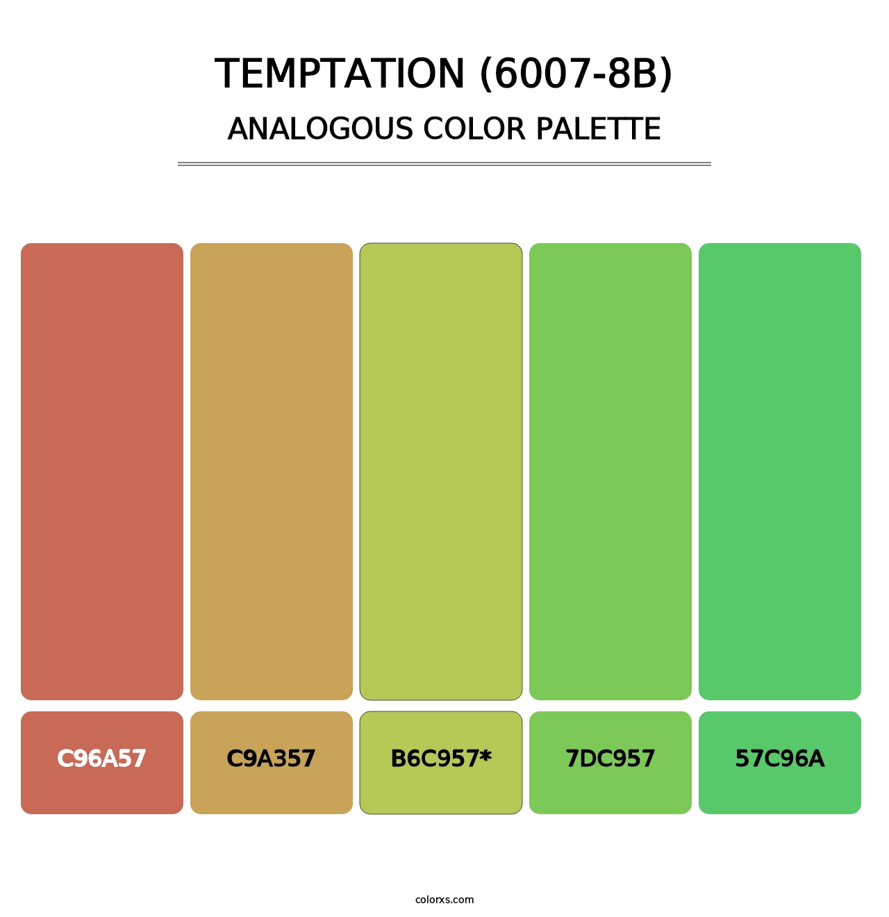 Temptation (6007-8B) - Analogous Color Palette